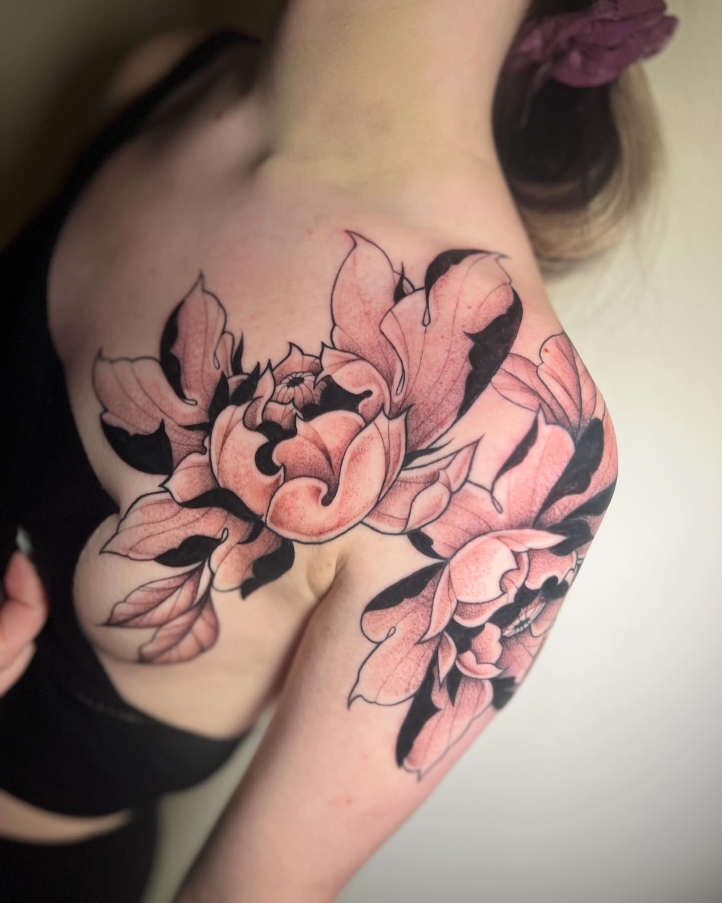 Tattoo by @moemoetattoos — black_and_grey