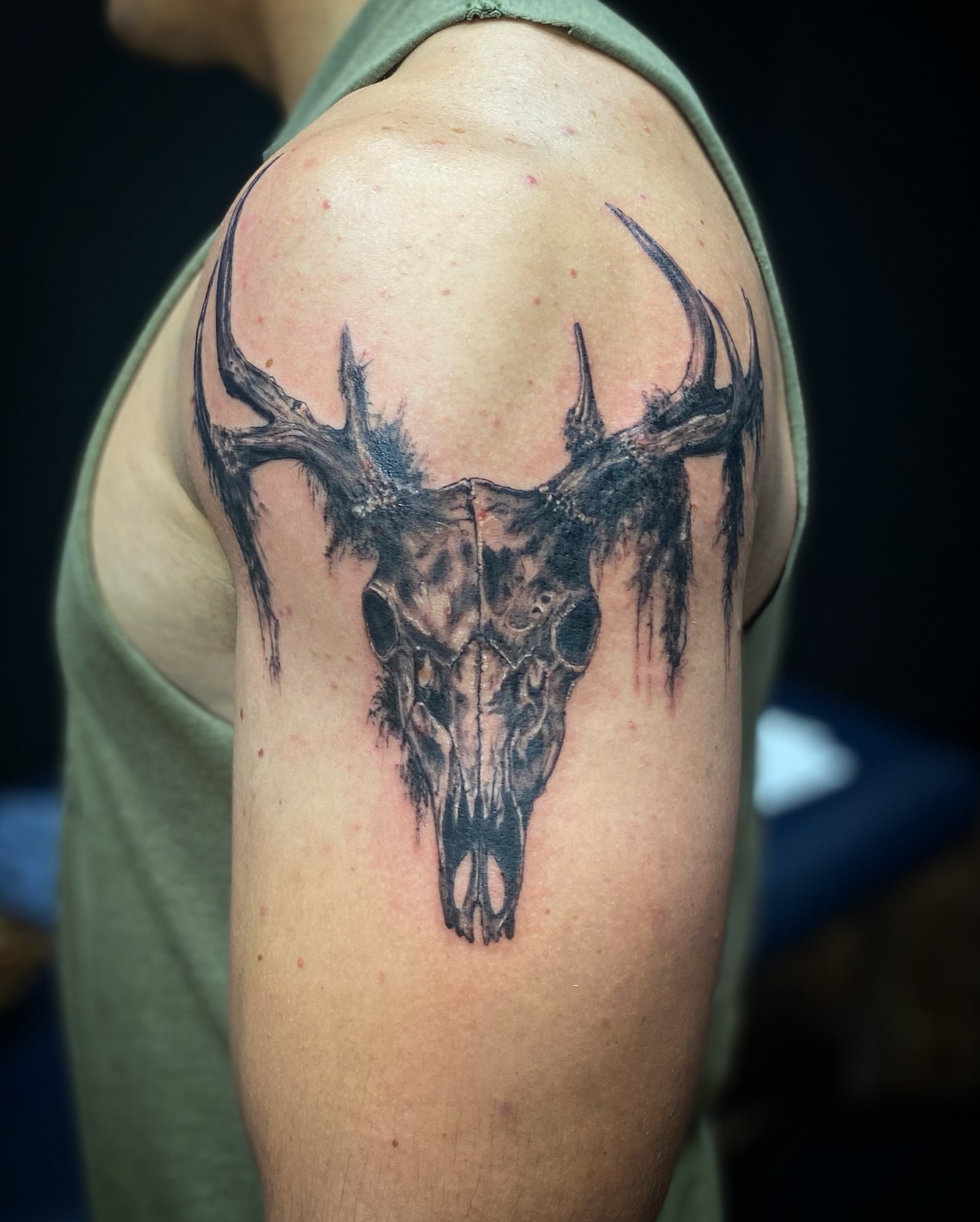 Tattoo by @simplyselaart — black_and_grey, realism