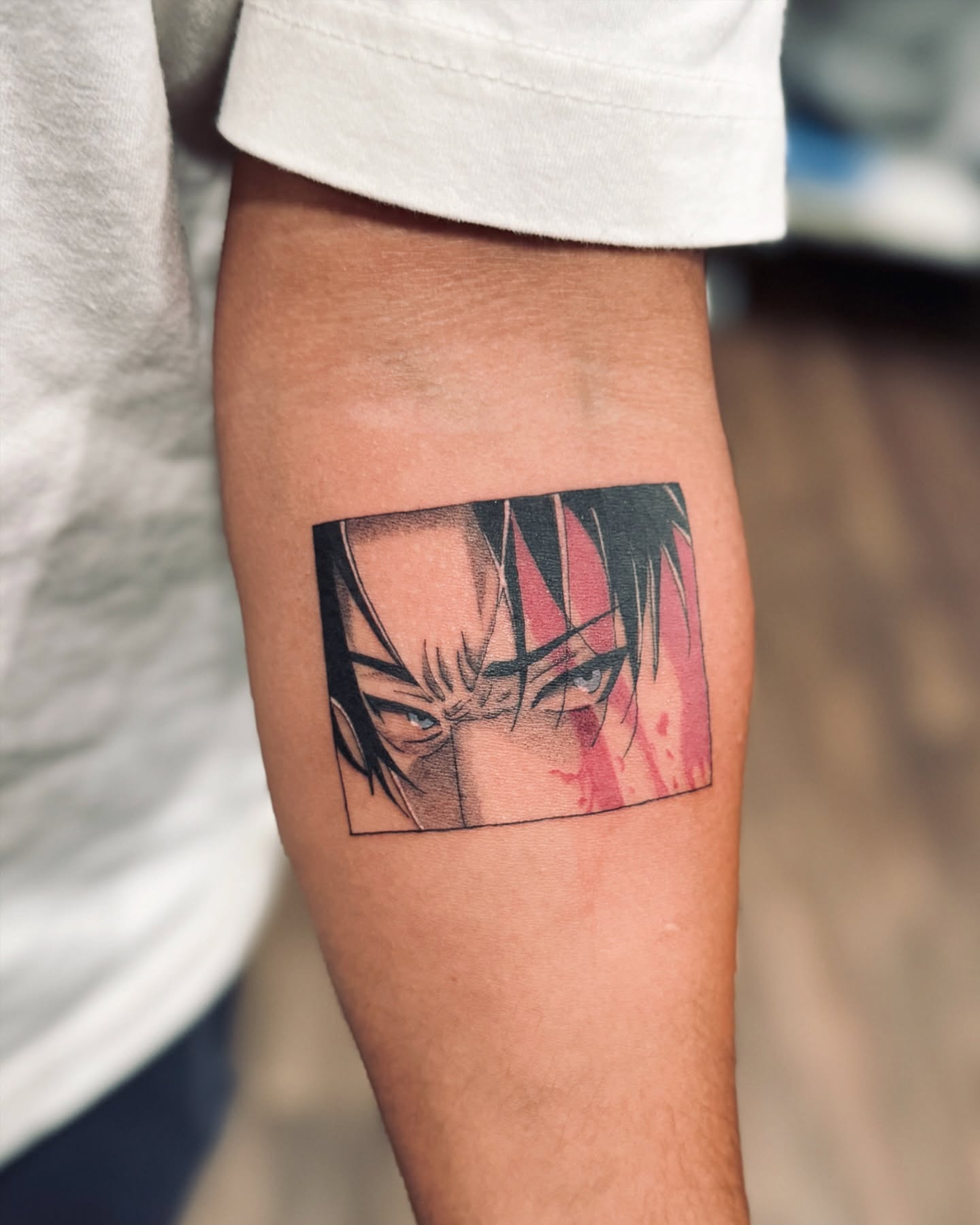 Tattoo by @a.ink.tattoo_leo — anime