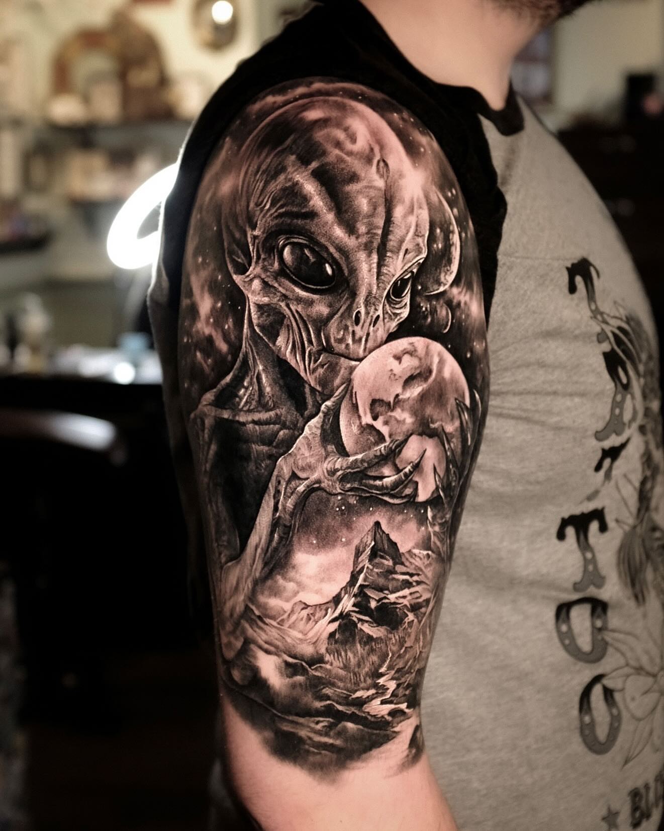 Tattoo by @marcelxbernhard — black_and_grey, realism