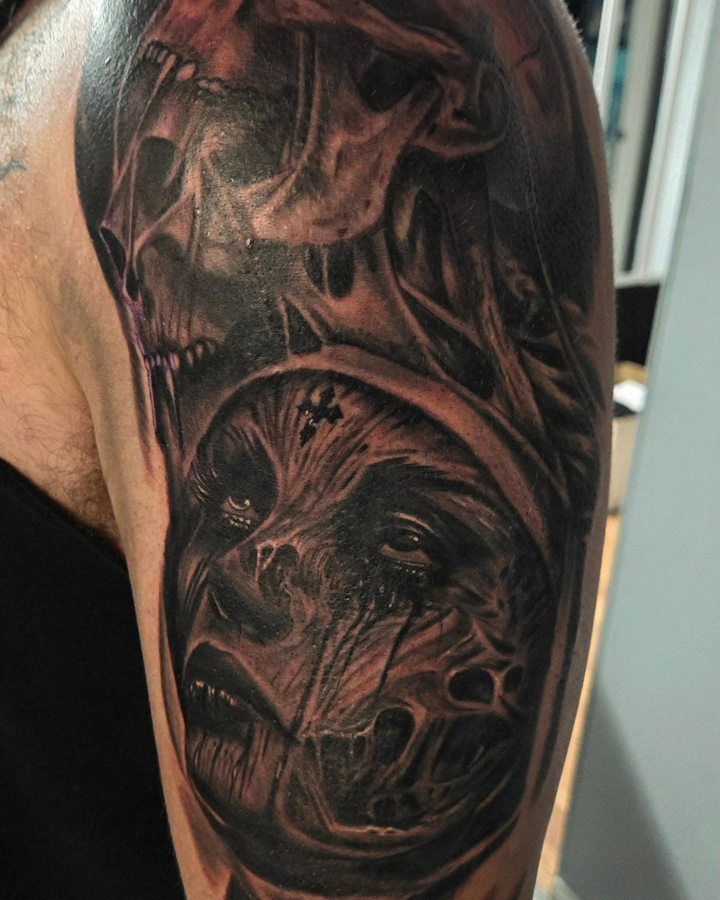 Tattoo by @goth_ross_502 — dark_realism