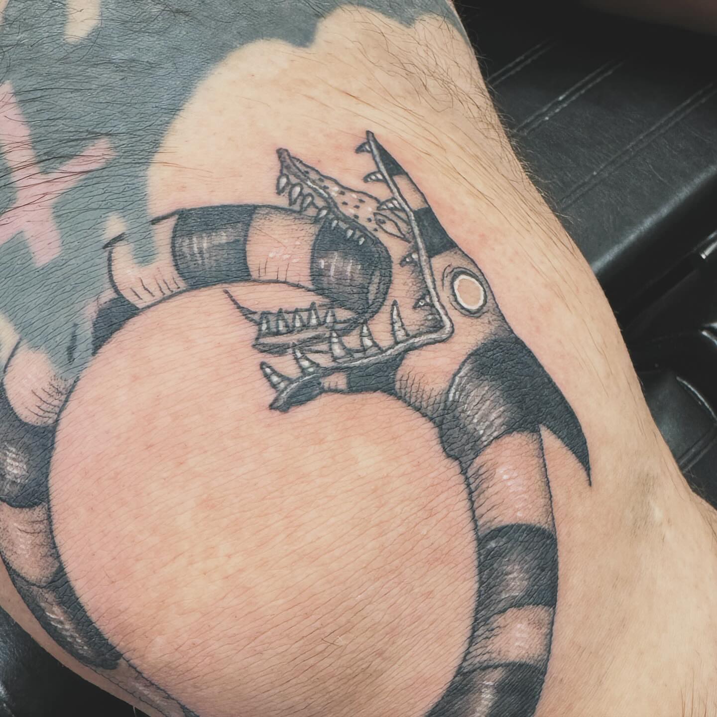 Tattoo by @kylehtattoo — black_and_grey