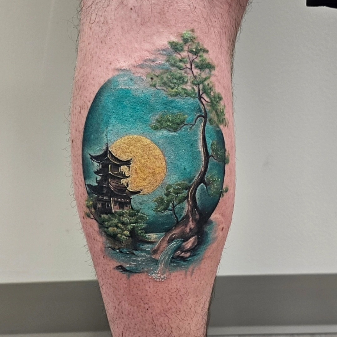 Tattoo by @madelynne_art_ — dotwork, realism