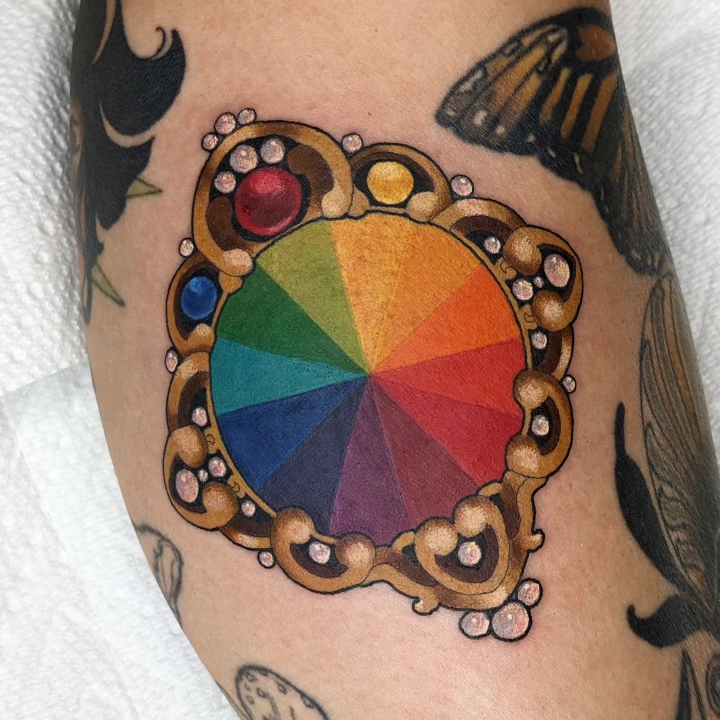 Tattoo by @kaylieseaver — dotwork, realism