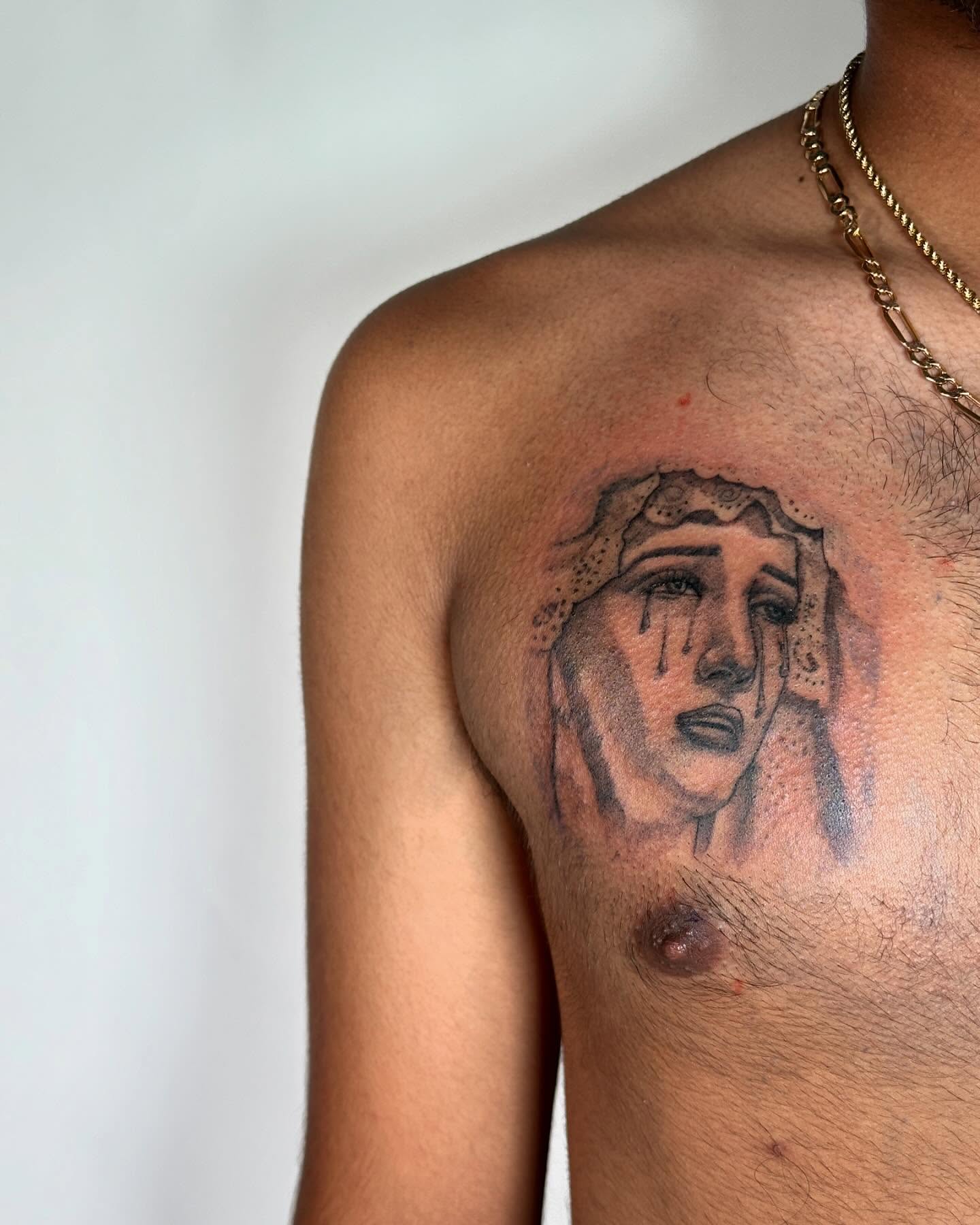 Tattoo by @vileinkzz โ black_and_grey