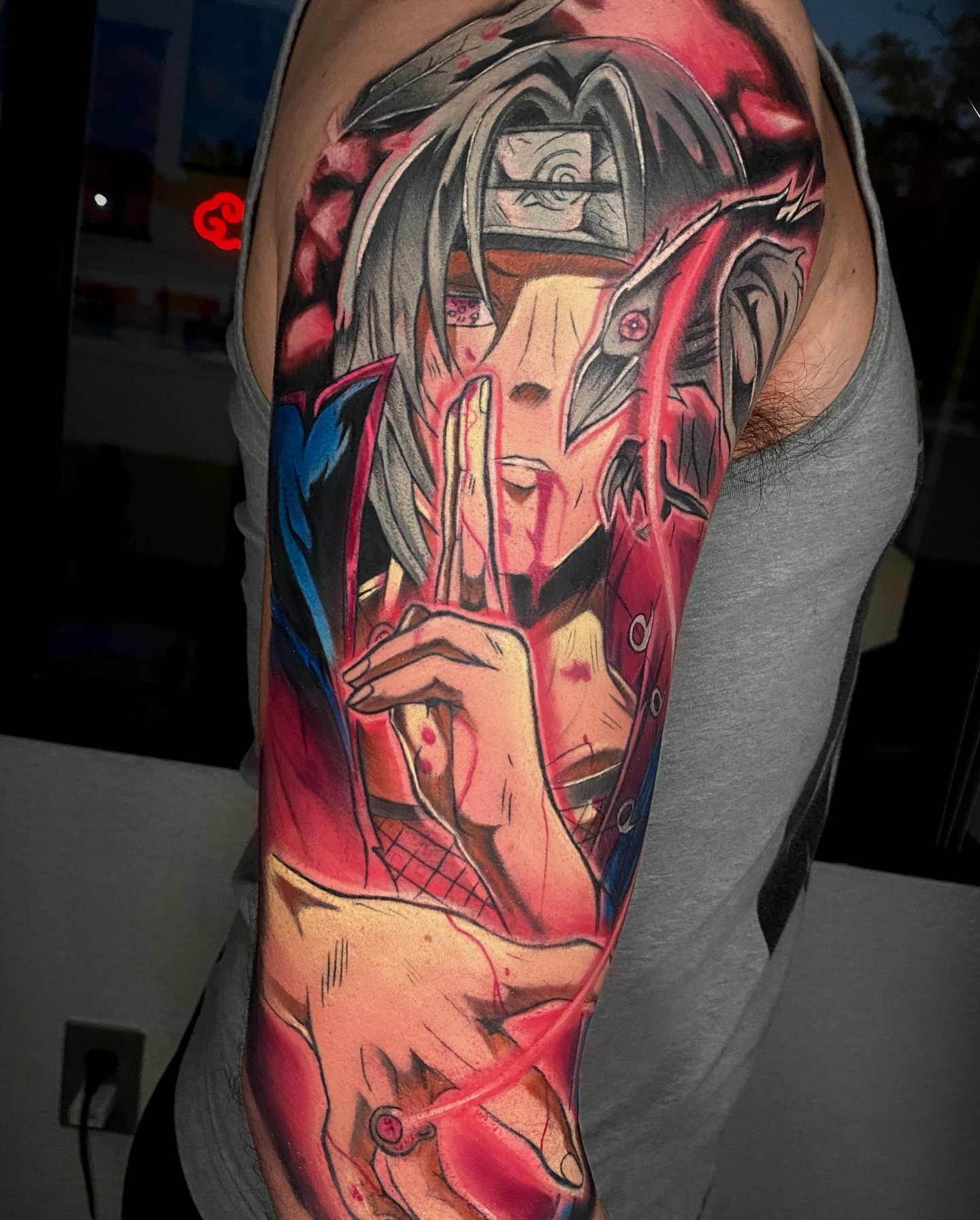 Anime character anime tattoo on the forearm by nightcity anime tattoos π₯
