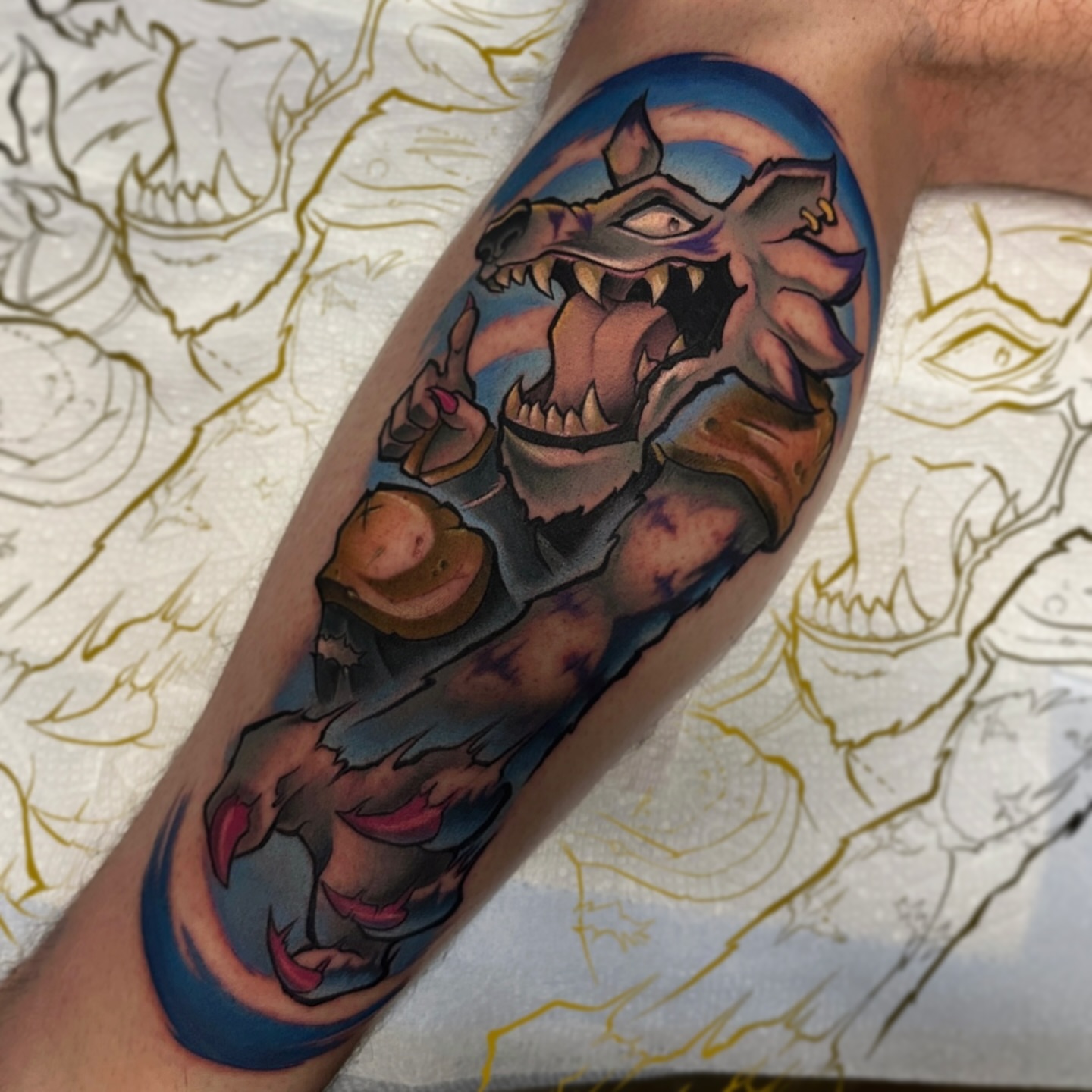 Tattoo by @krantoons — dark_realism