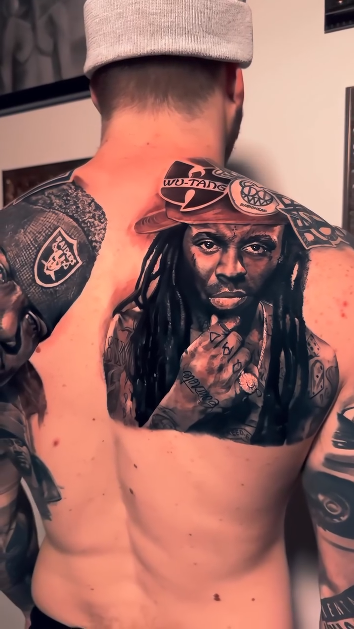 Tattoo by @nestormurrayart — realism, black_and_grey