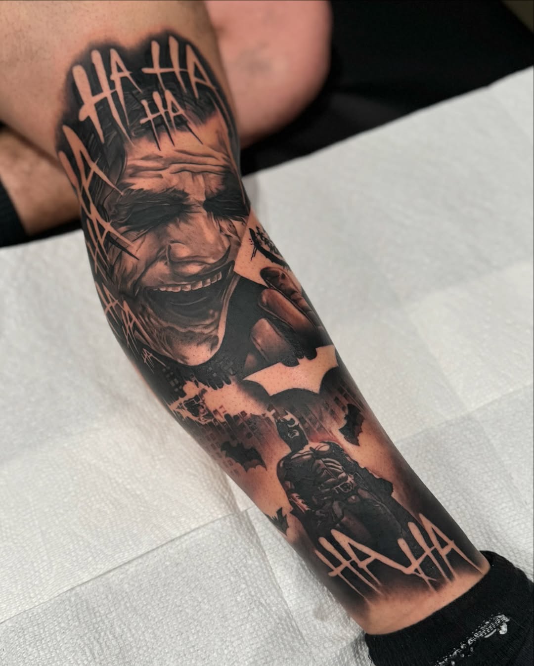 Tattoo by @rockyg_inkz — realism, black_and_grey