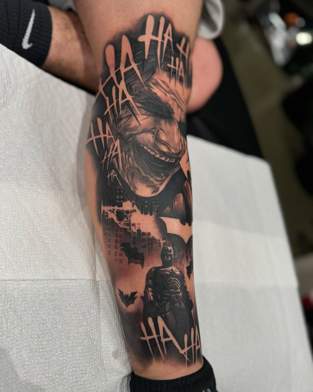 Tattoo by @rockyg_inkz — realism, black_and_grey