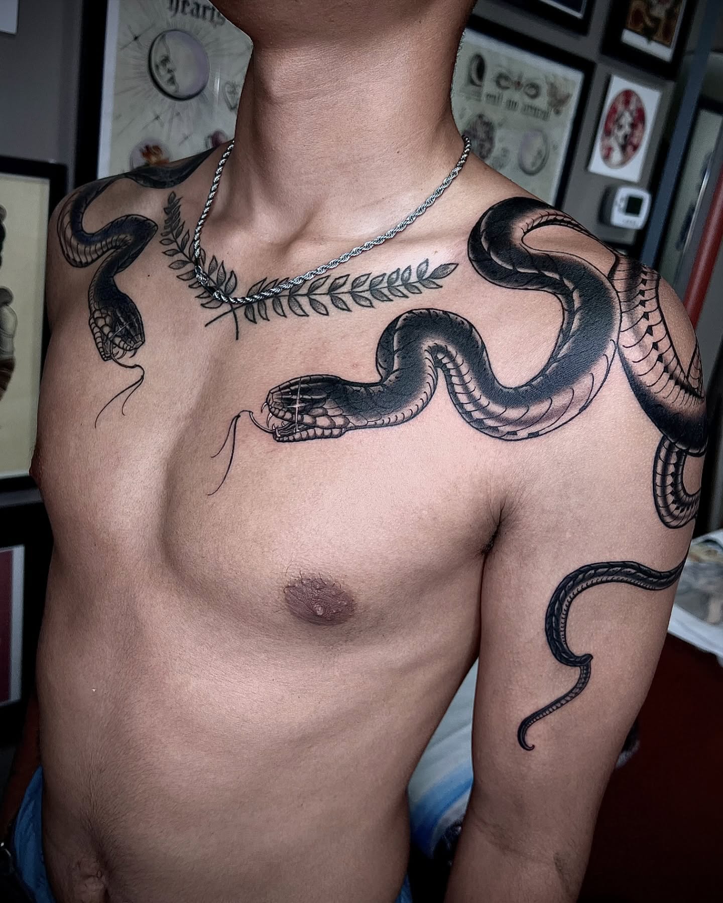 Tattoo by @lorenzotattoos — black_and_grey