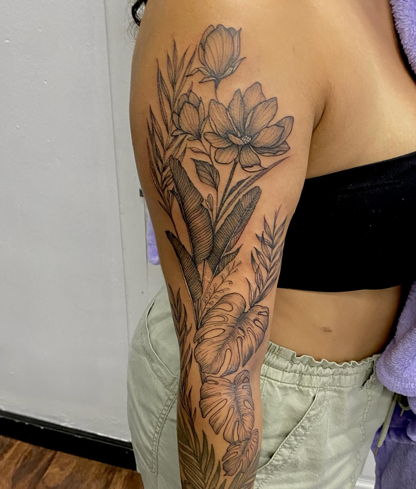 Tattoo by @l.sinatra__ — black_and_grey