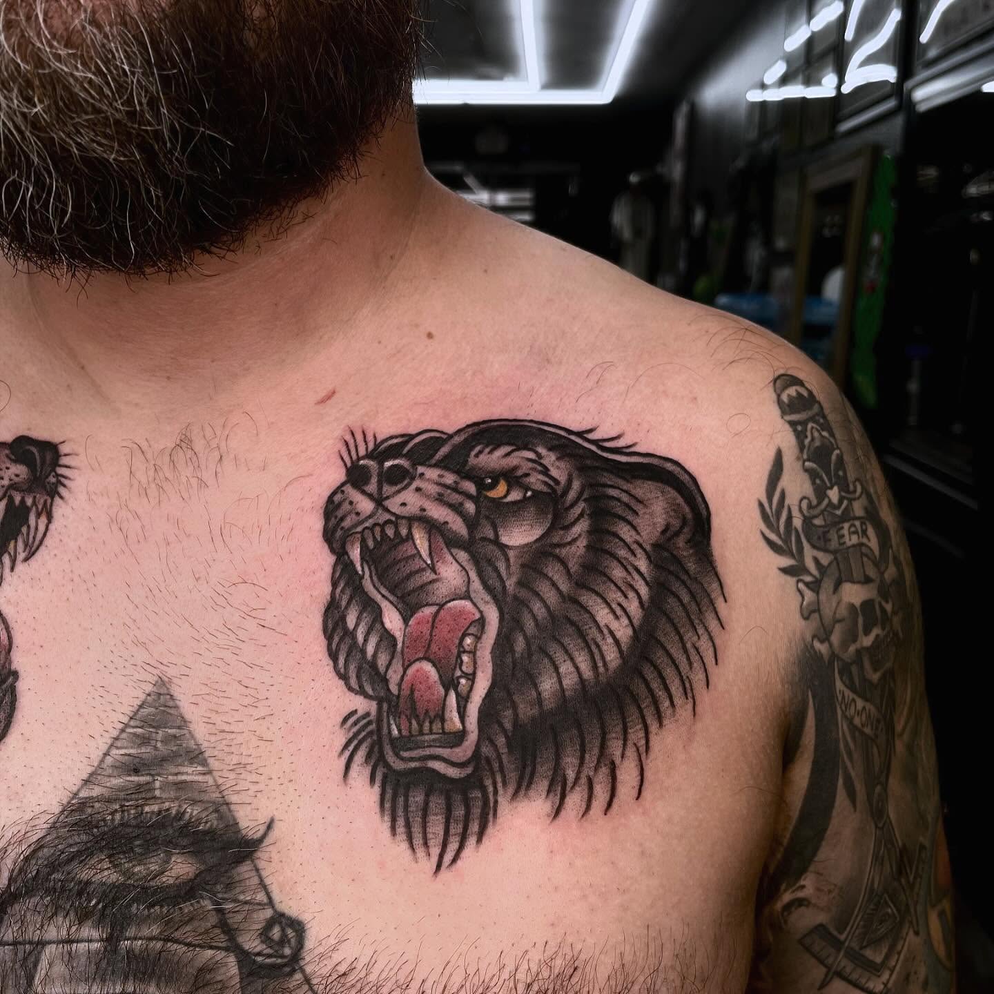 Tattoo by @justjellytattoos — black_and_grey
