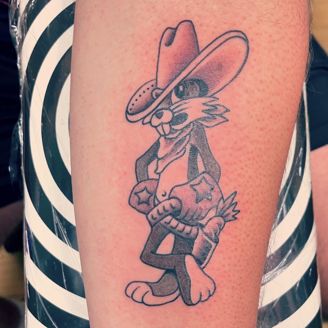 Tattoo by @electric_phantom — black_and_grey