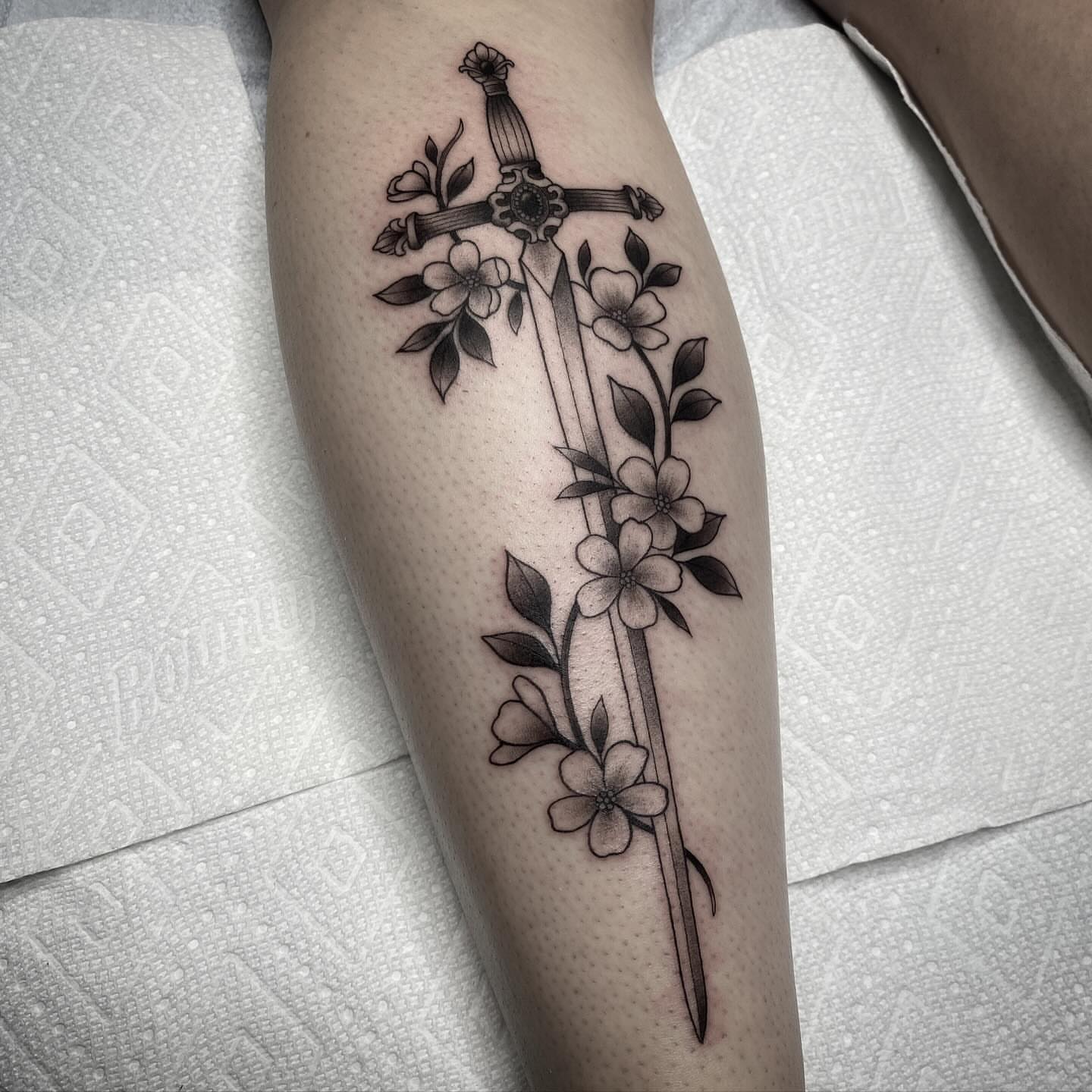 Tattoo by @babstattoos — black_and_grey, realism
