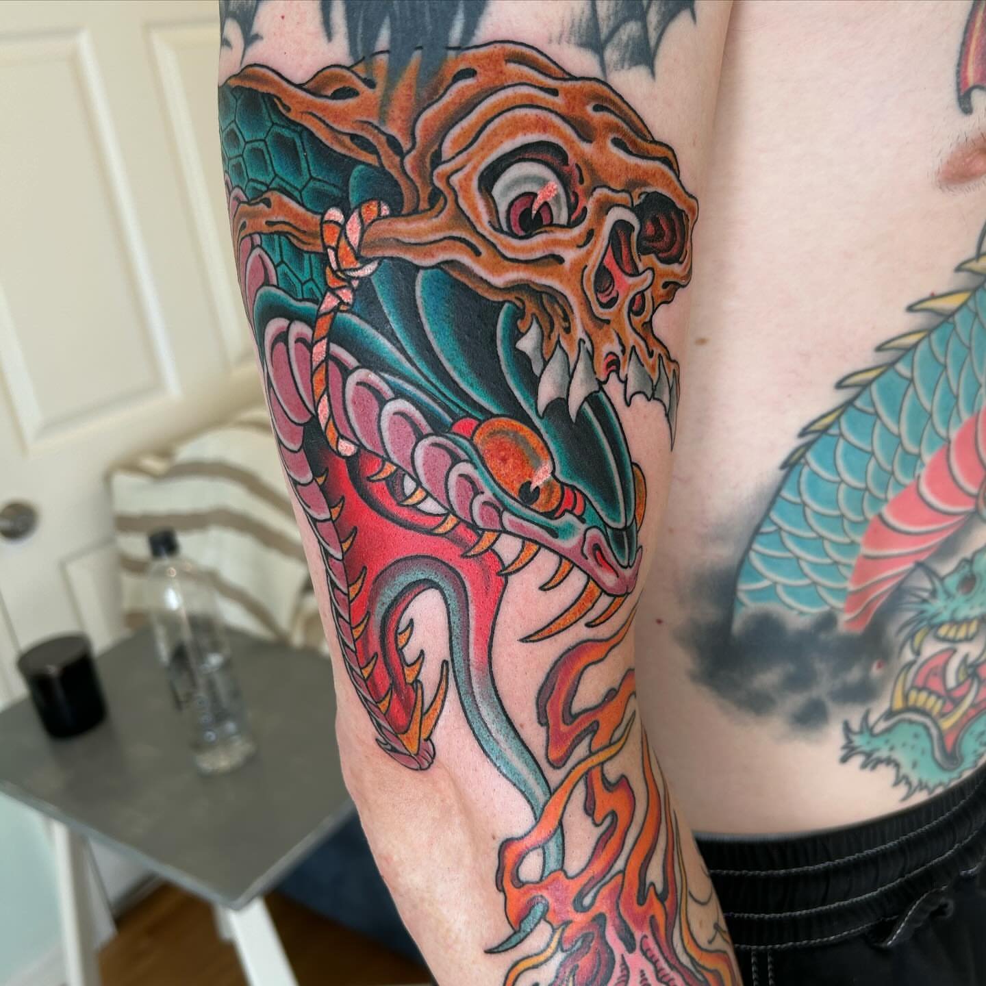 Tattoo by @craiggardyan — american_traditional, japanese_irezumi