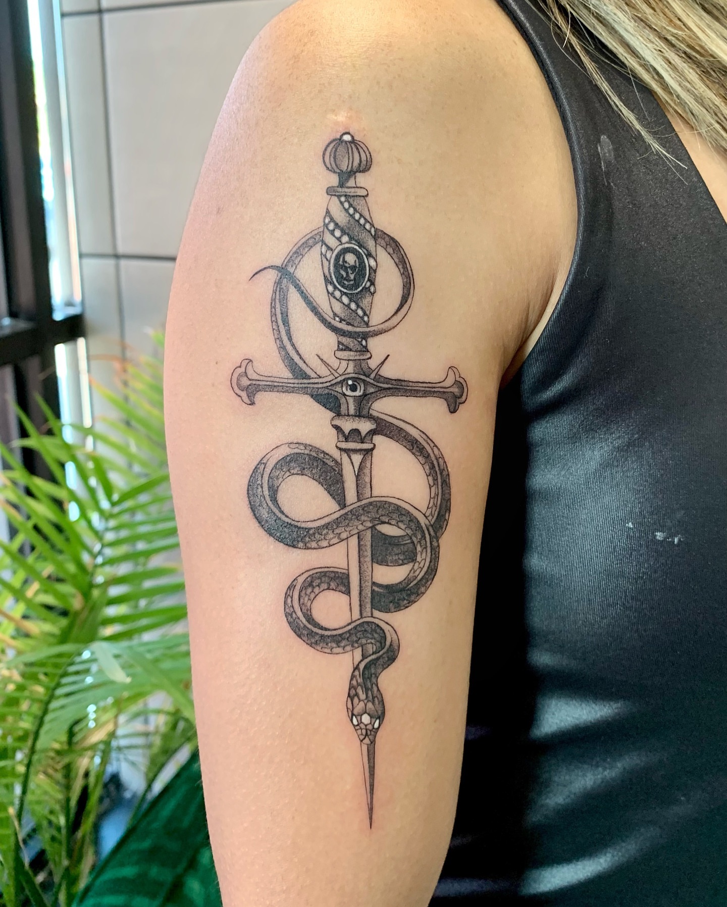 Tattoo by @inkw.han — black_and_grey