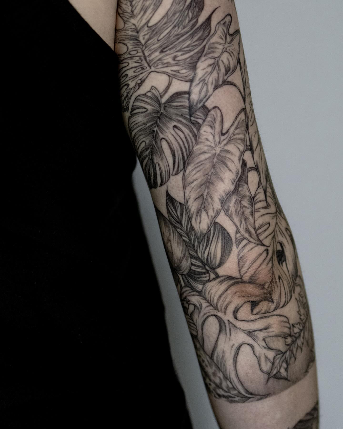 Tattoo by @seraphim.fineline — black_and_grey, realism