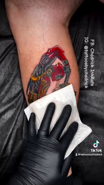 Tattoo by @tattoosbychadrick — realism, black_and_grey