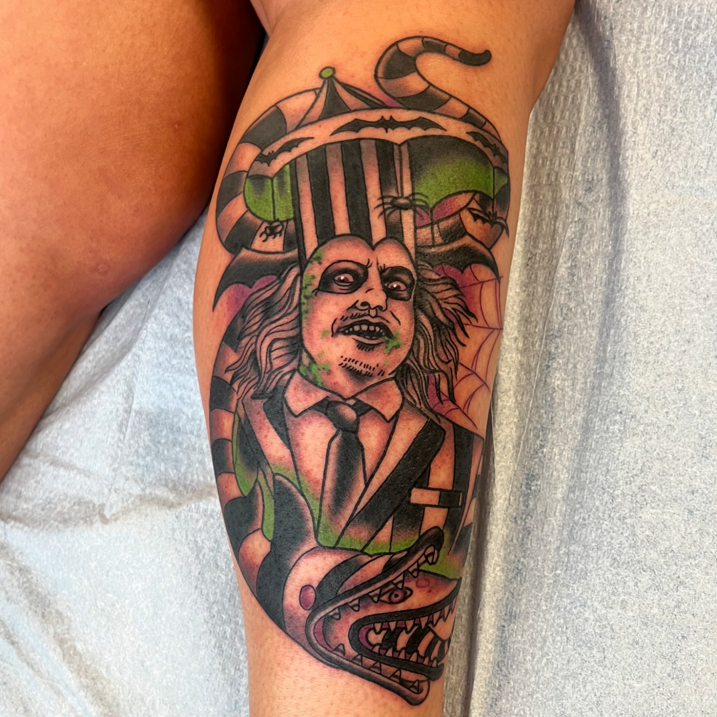 Tattoo by @fearlessfoxes — dark_realism
