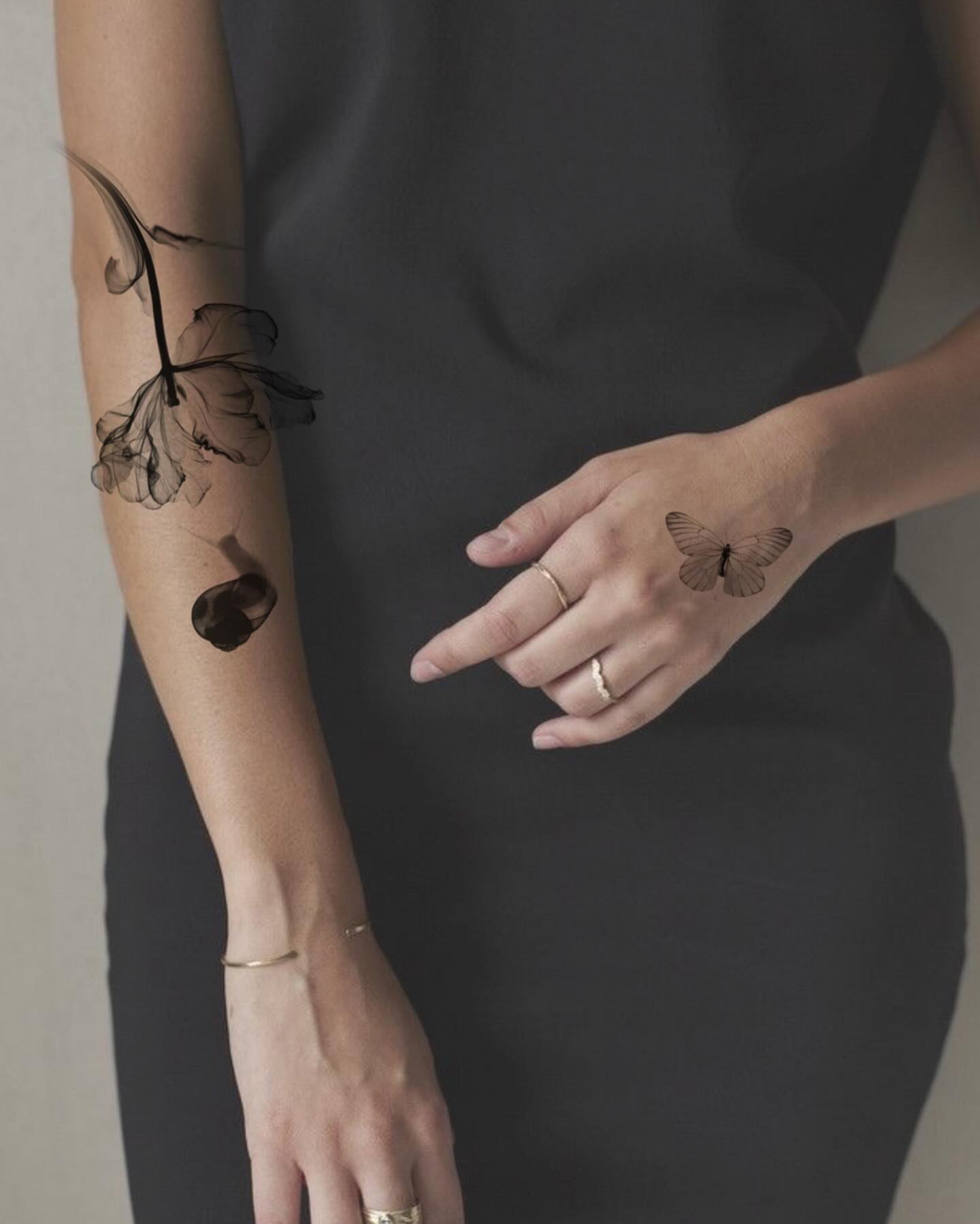 Tattoo by @pakhanova — black_and_grey