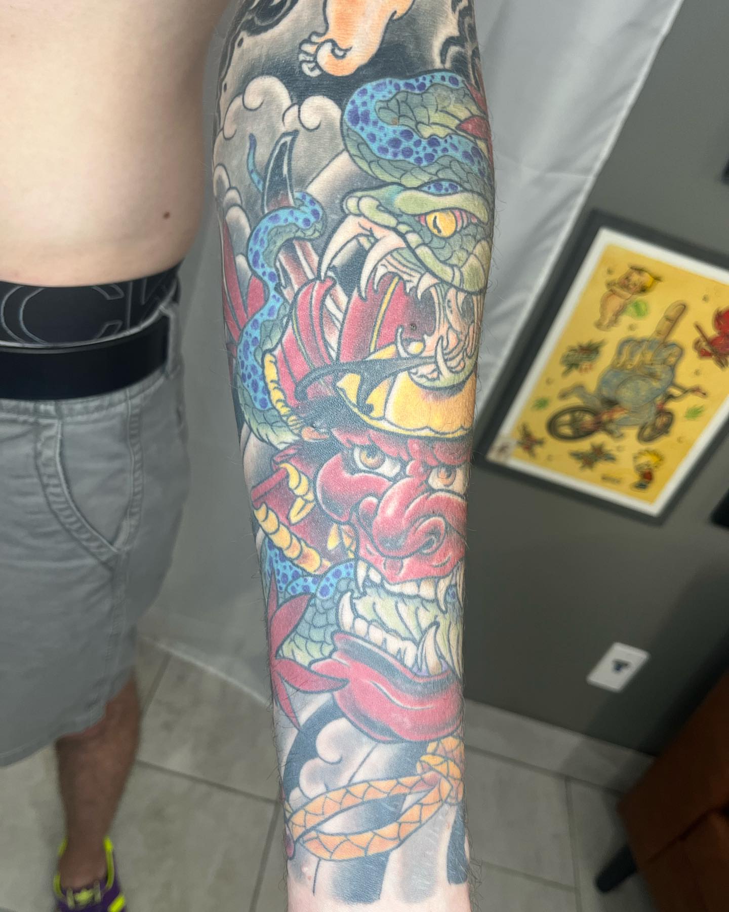 Japanese dragon japanese irezumi tattoo on the forearm by biggstattoos