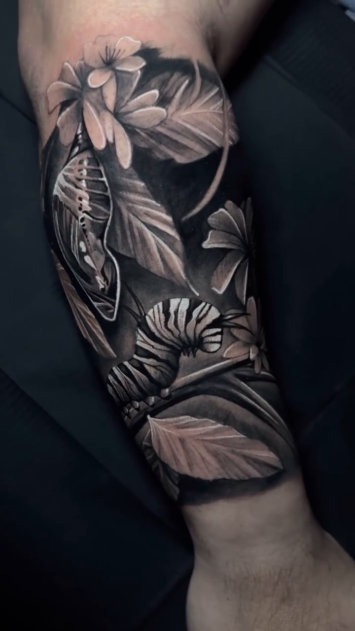 Tattoo by @carnerotattooartist — realism, black_and_grey