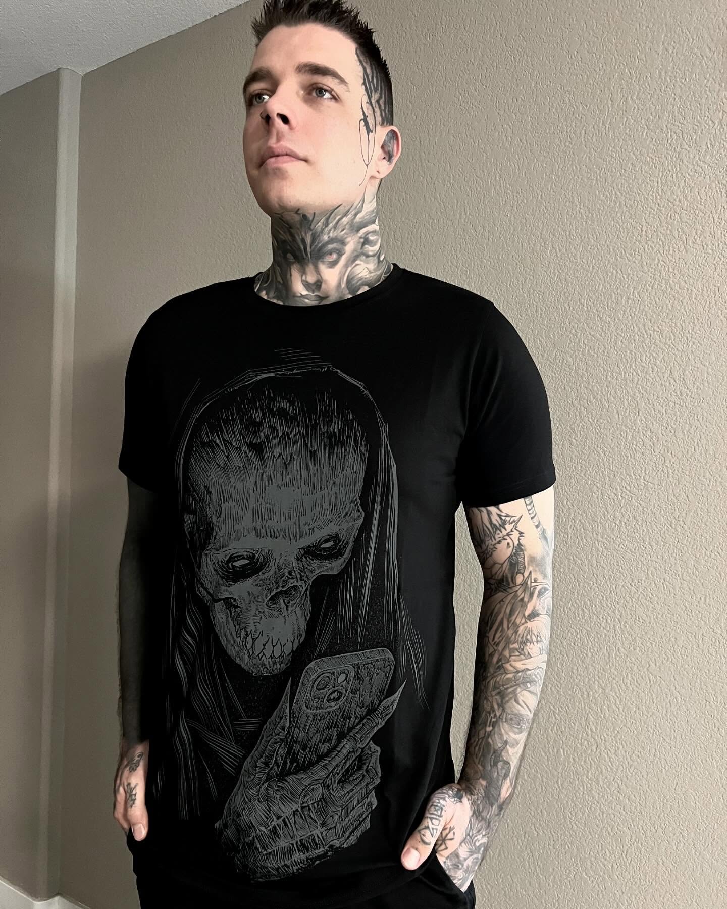 Skull dark realism tattoo on the chest by 𝕭𝖗𝖞𝖈𝖊 𝖂𝖎𝖑𝖑𝖎𝖆𝖒