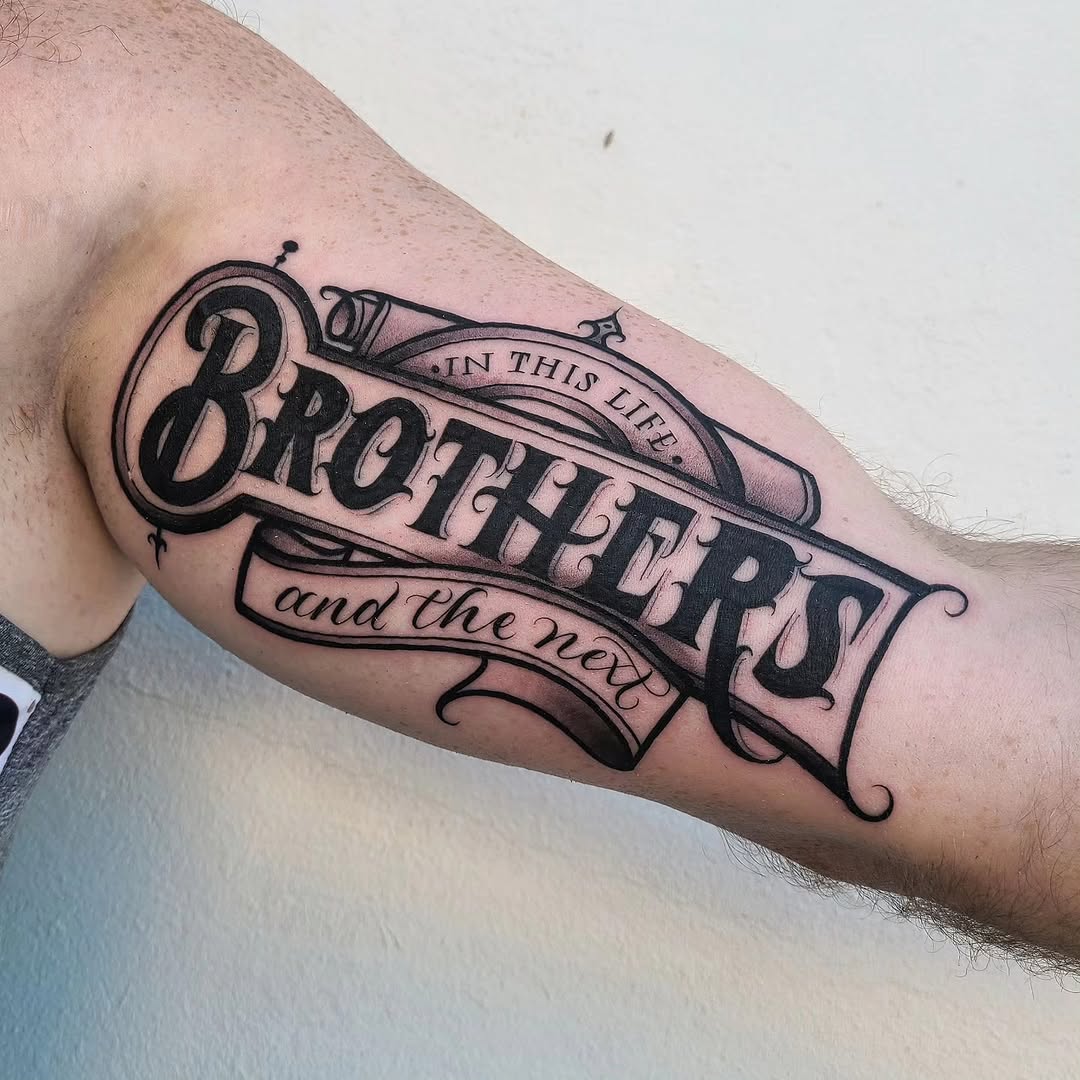 Tattoo by @mr.scriptkeeper — lettering_script