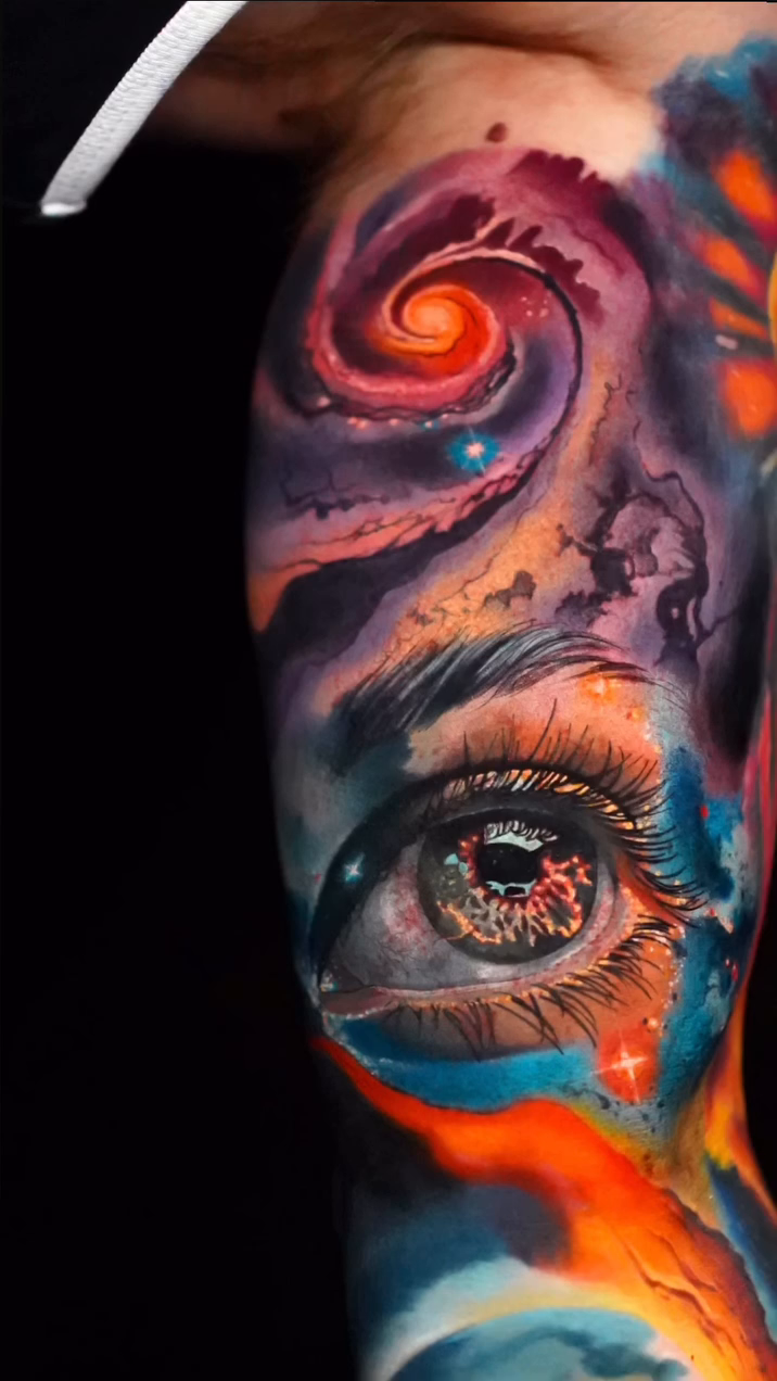 Tattoo by @dannymadsentattoo — realism, trash_polka