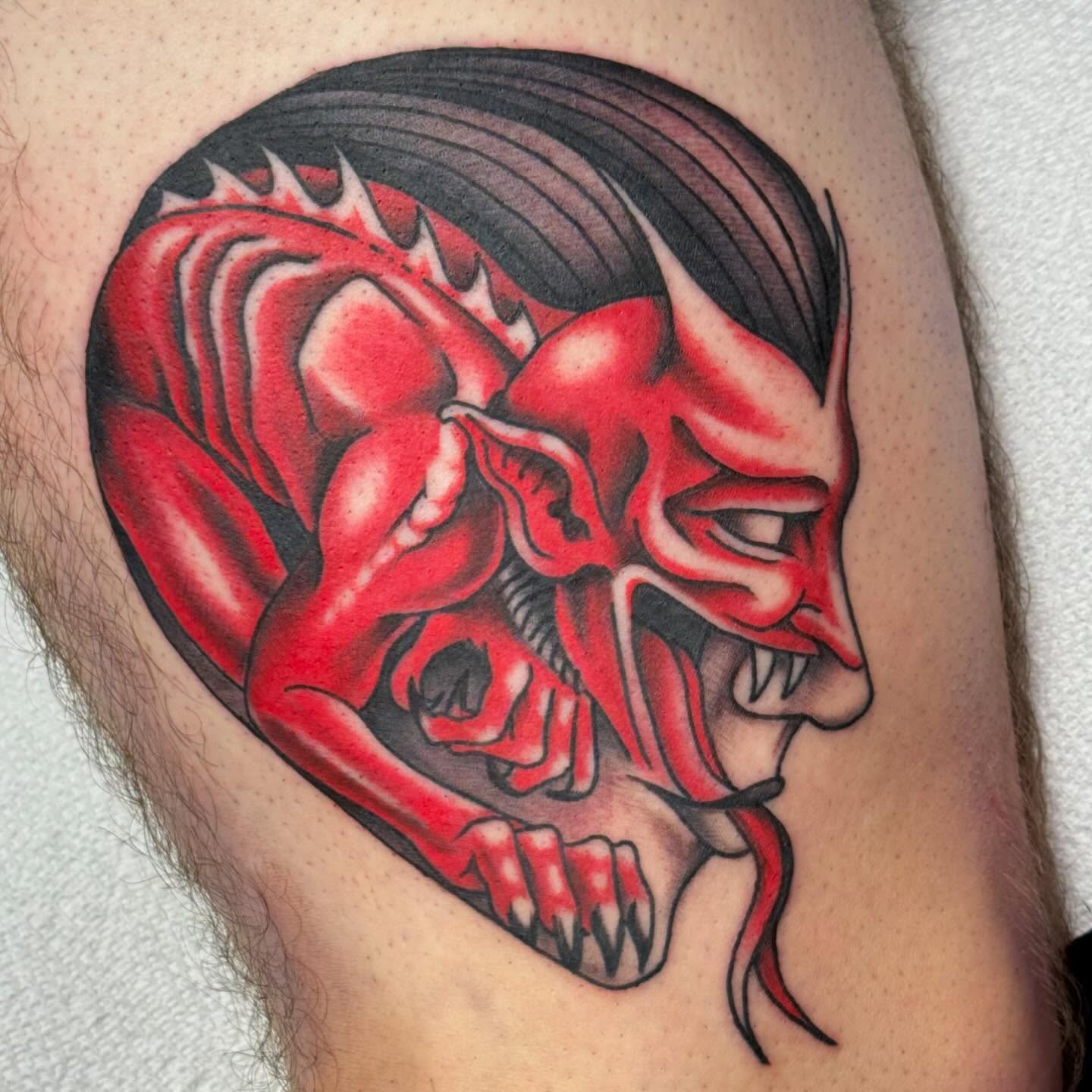 Tattoo by @gottstatts — dark_realism