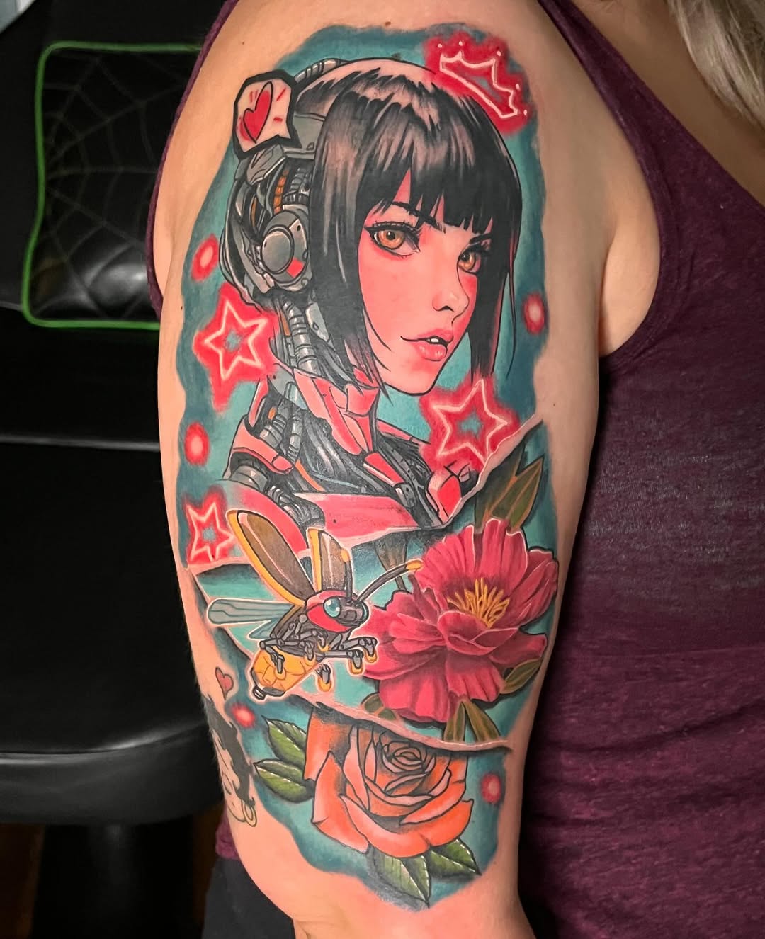 Tattoo by @matthewgtattoos — realism, new_school