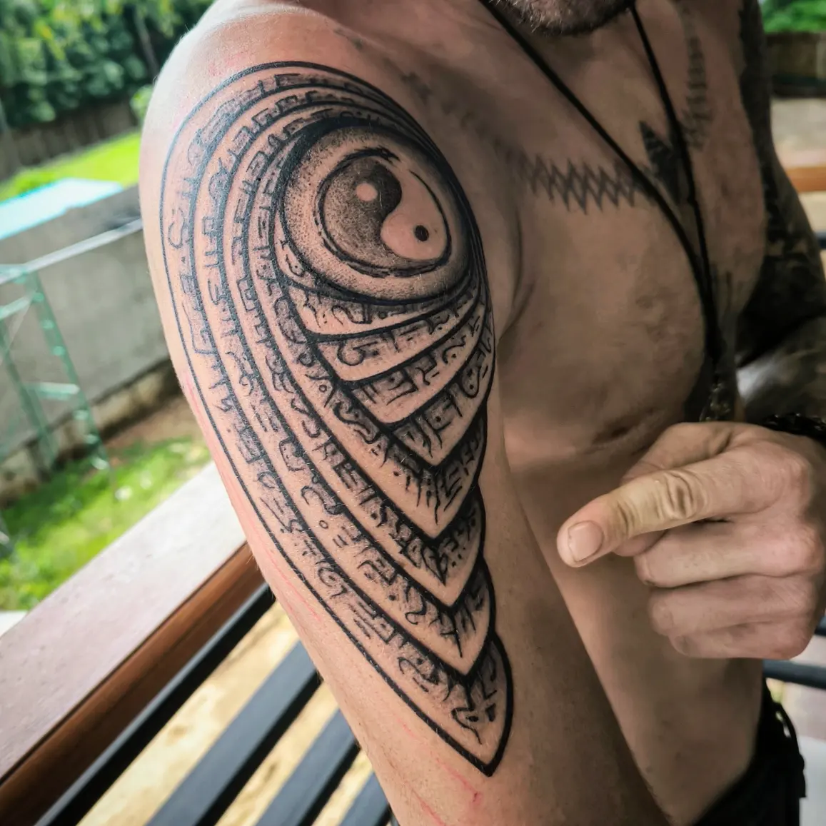 Tattoo by @blauinks โ black_and_grey