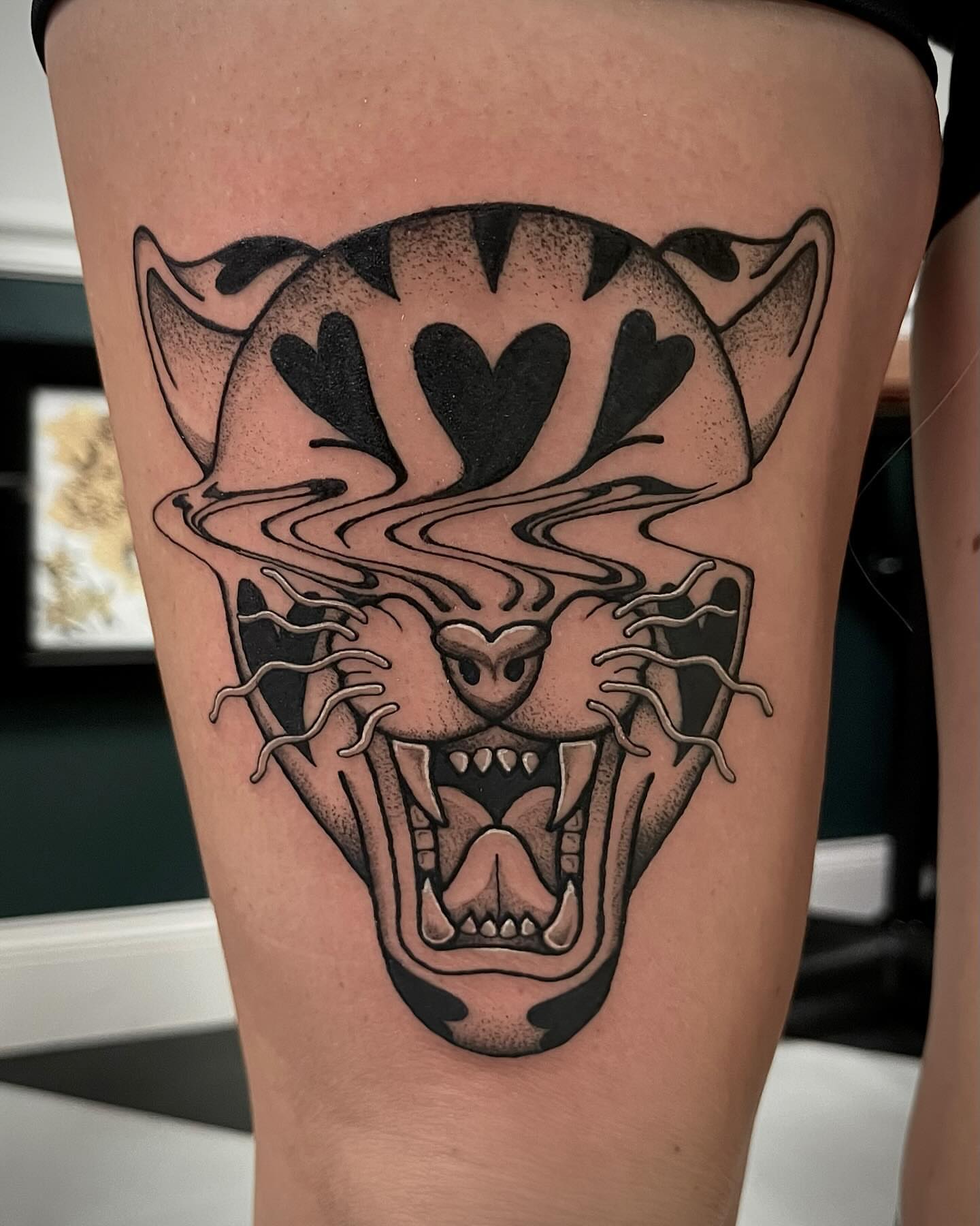 Tattoo by @dustytattoos โ dotwork, black_and_grey
