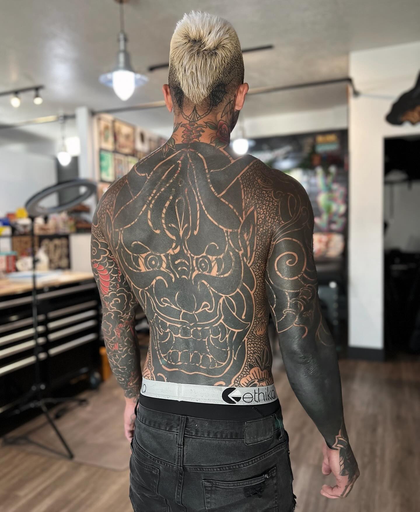 Japanese irezumi japanese irezumi tattoo on the back by Kyle Olson, Salt Lake City, Utah