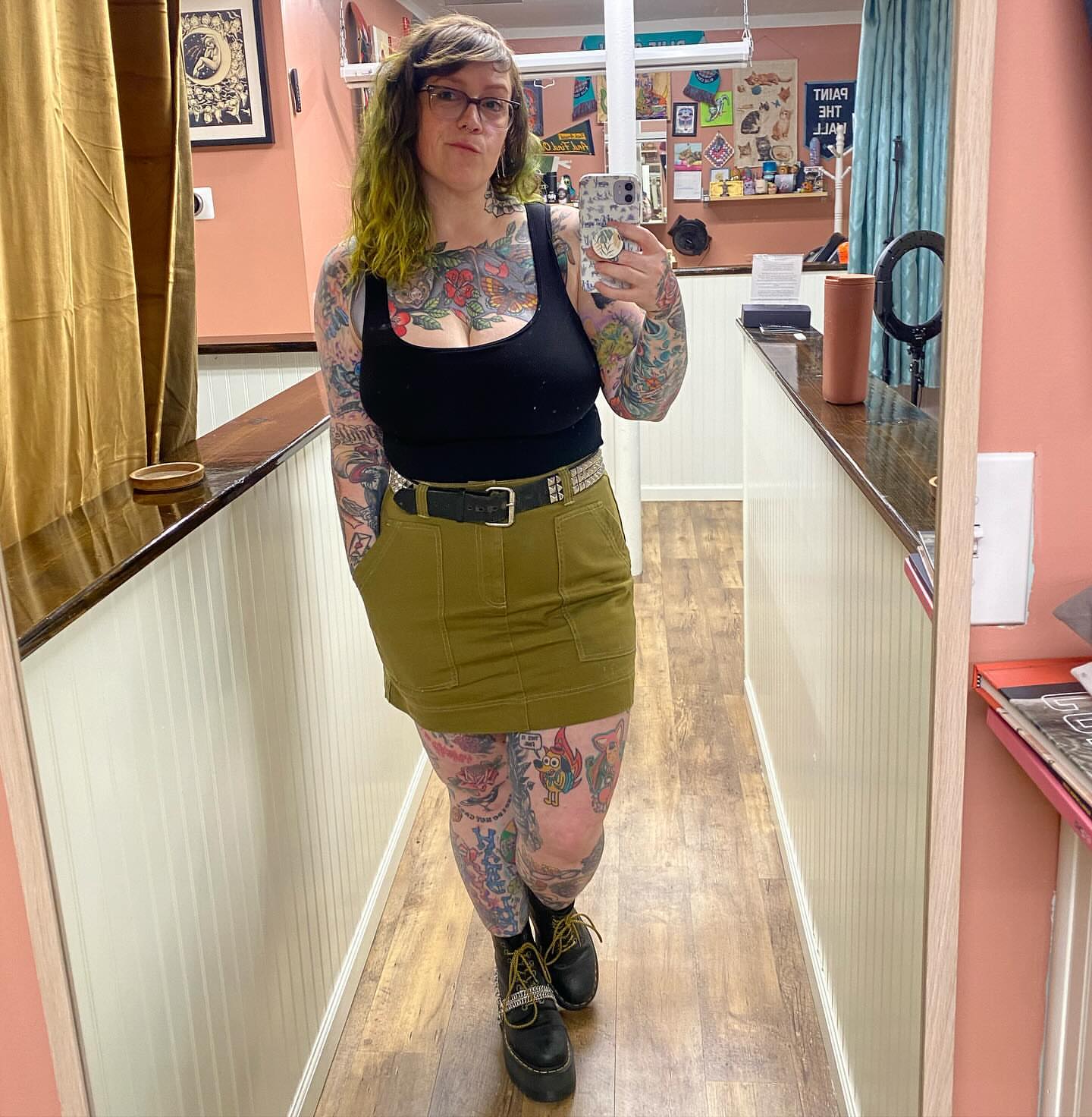 Tattooed arms neo-traditional tattoo by Amber Lea, Kansas City, Kansas