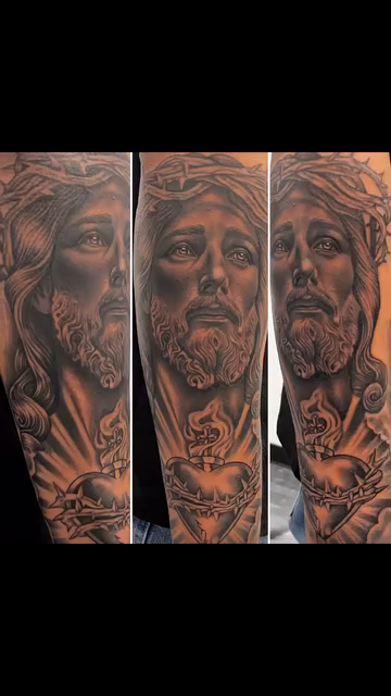 Tattoo by @a5ink — realism, black_and_grey