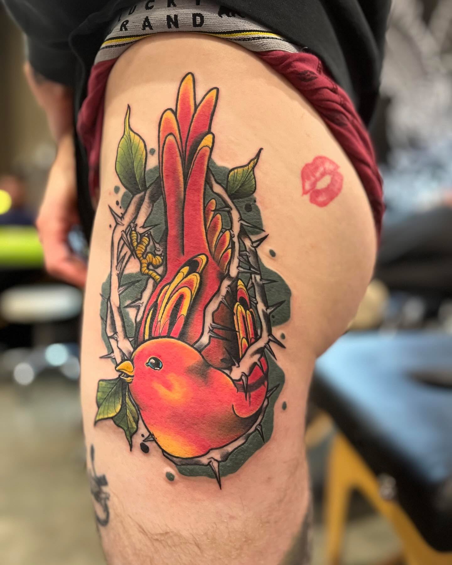 Tattoo by @lilacmourningink — american_traditional