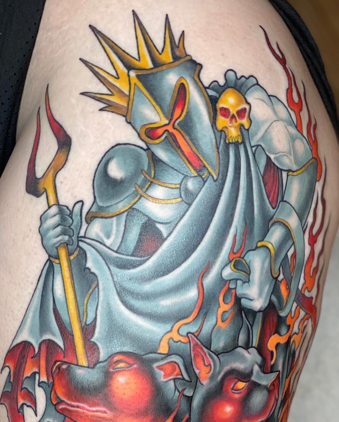 Tattoo by @kellysevertson — american_traditional, dark_realism