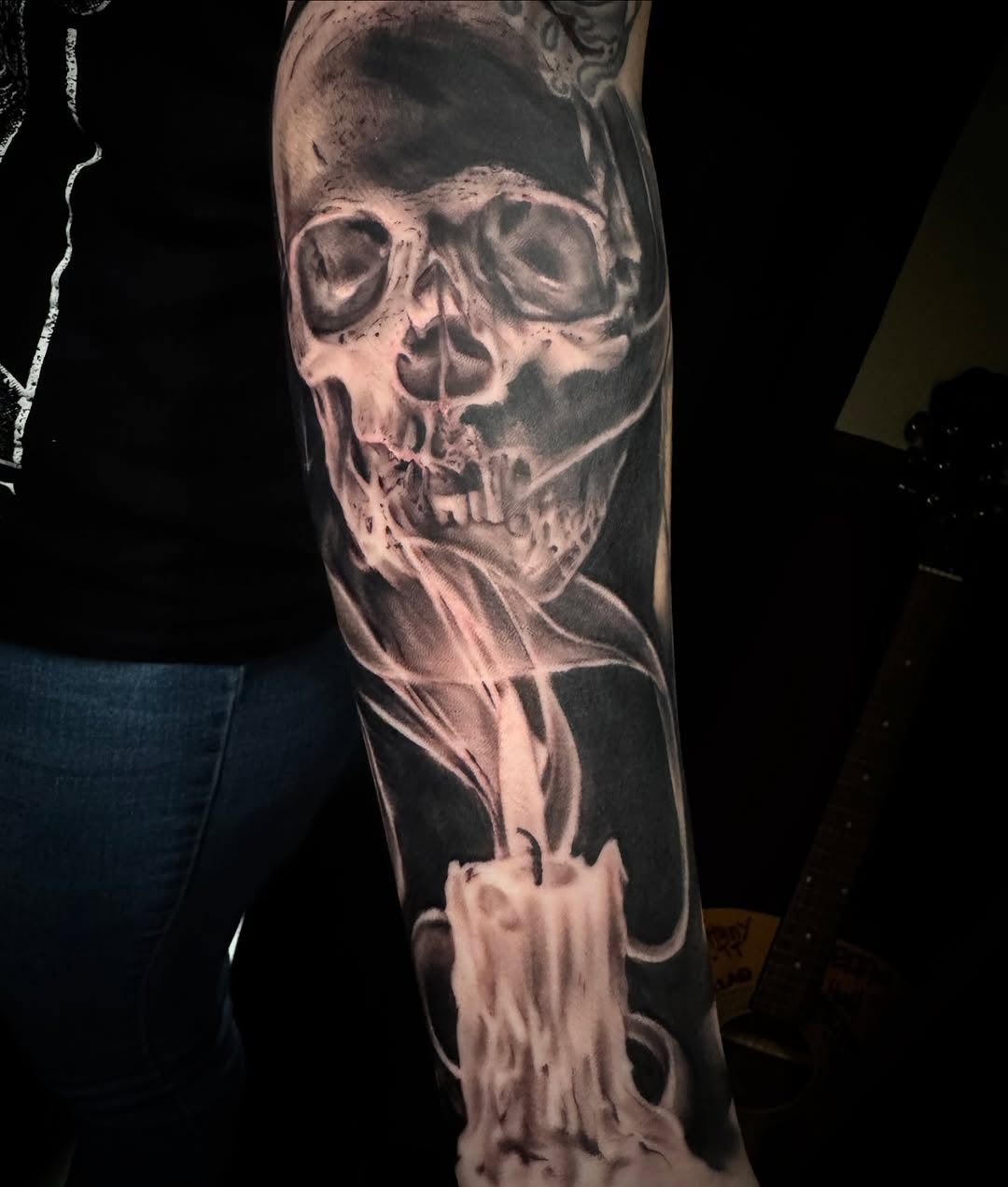 Tattoo by @sideshow_danny — realism, black_and_grey