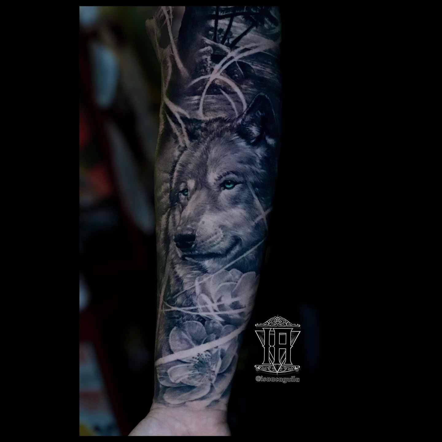 Tattoo by @isaacaguila โ realism, black_and_grey