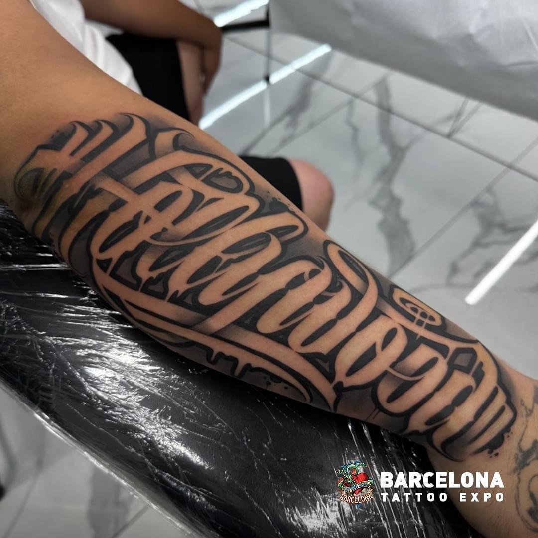 Tattoo by @angelstat2 — lettering_script