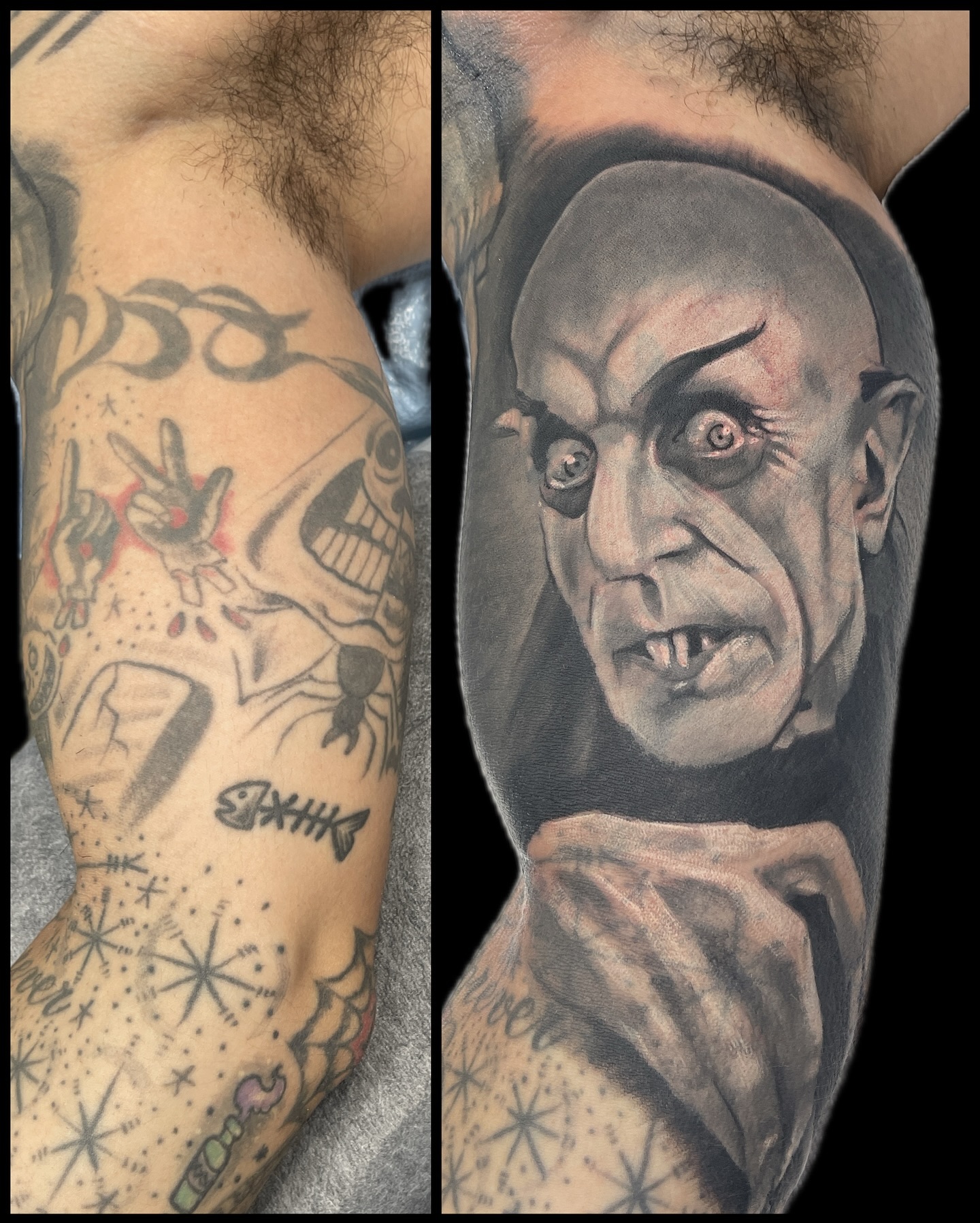 Tattoo by @bustattoo — realism, black_and_grey