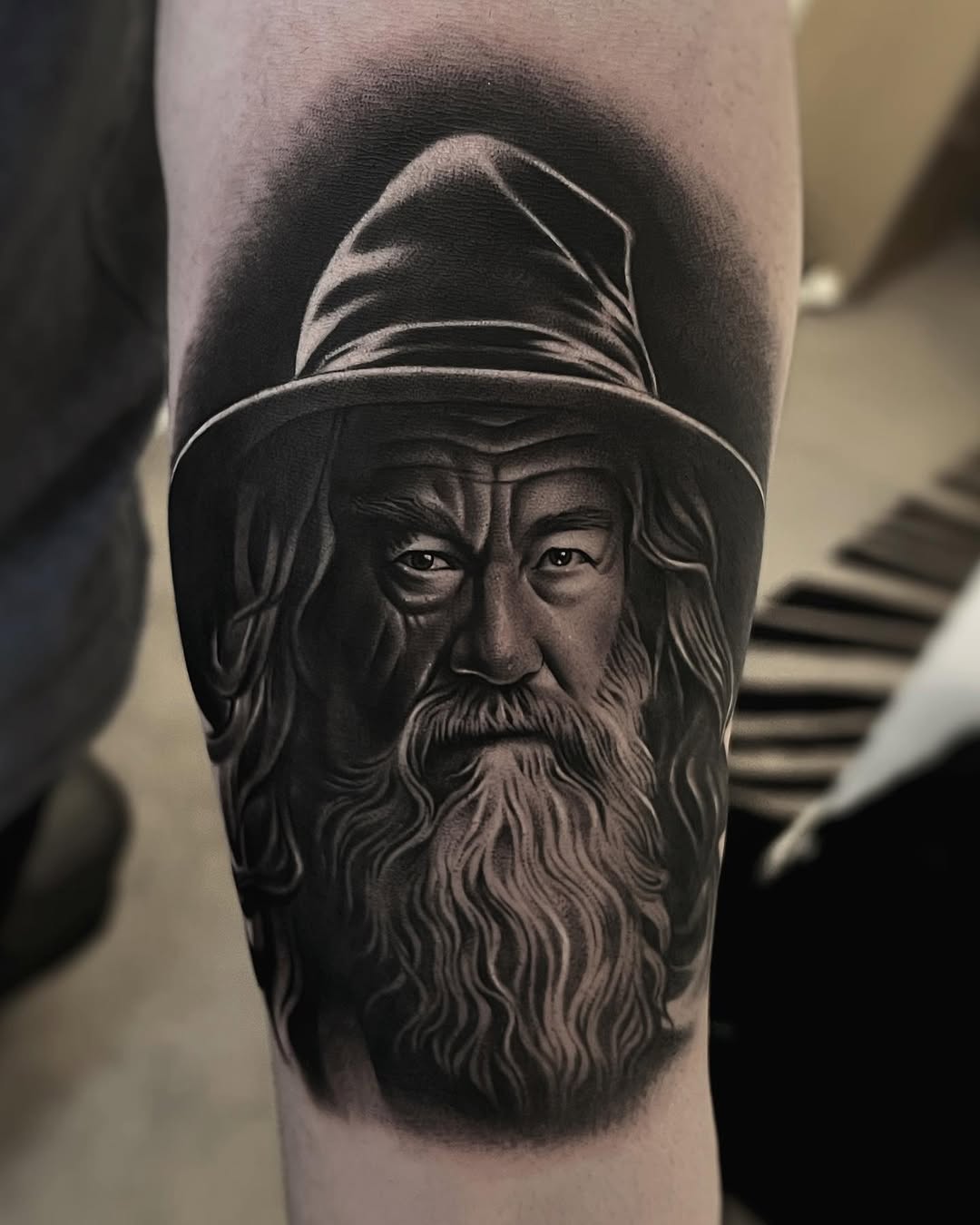 Tattoo by @jfrancistattoo — realism, black_and_grey