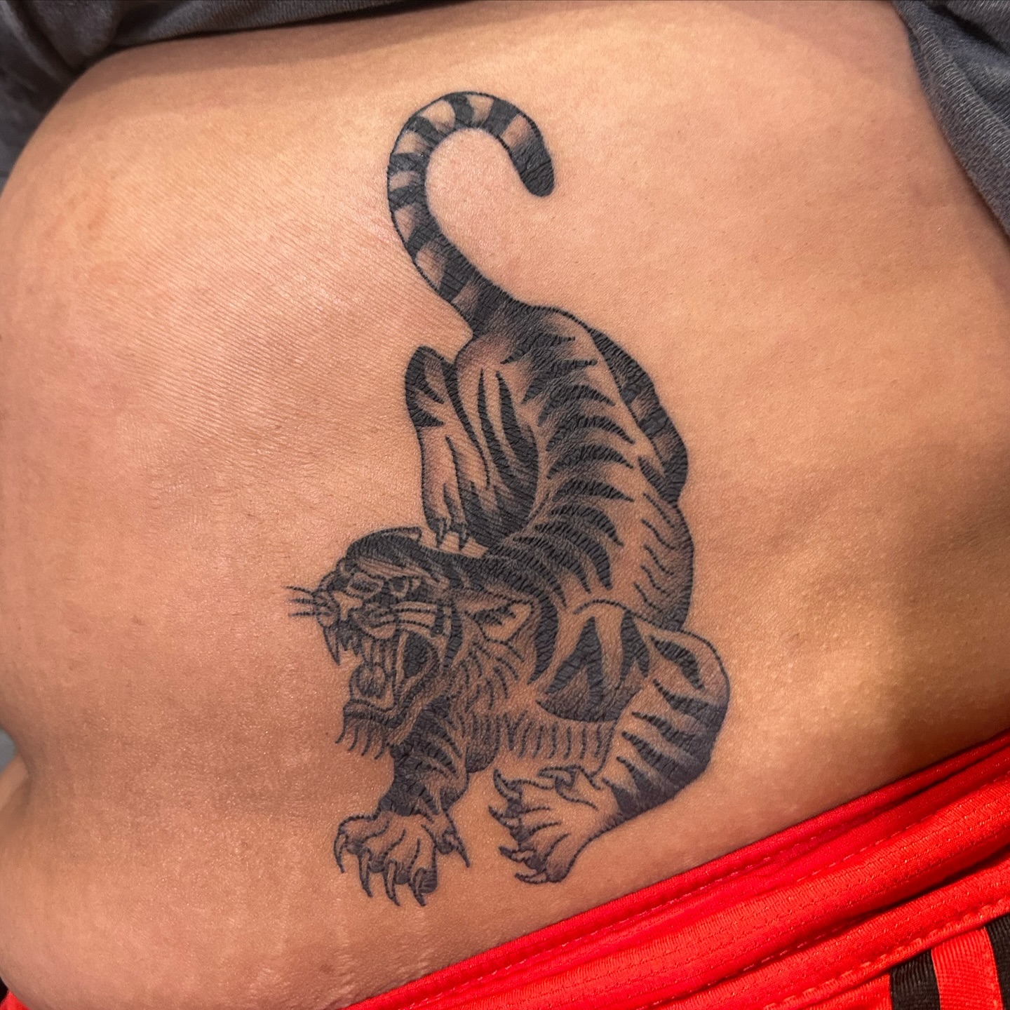 Tattoo by @rubyparkertattoos — black_and_grey