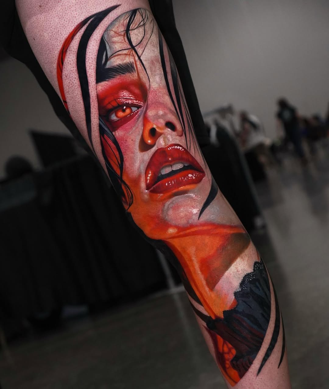 Tattoo by @andylqb โ realism, trash_polka