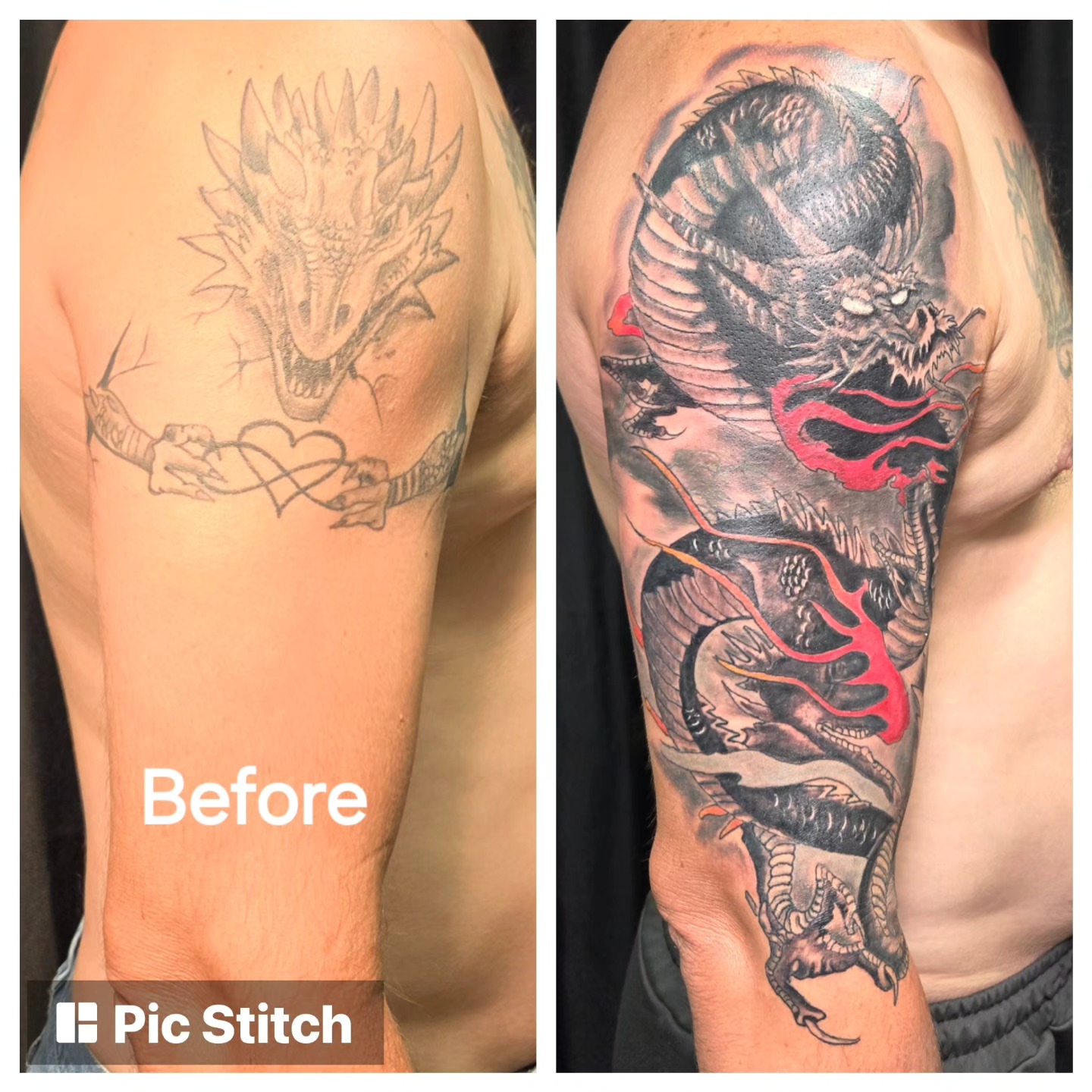Tattoo by @pst_chilly — japanese_irezumi, black_and_grey