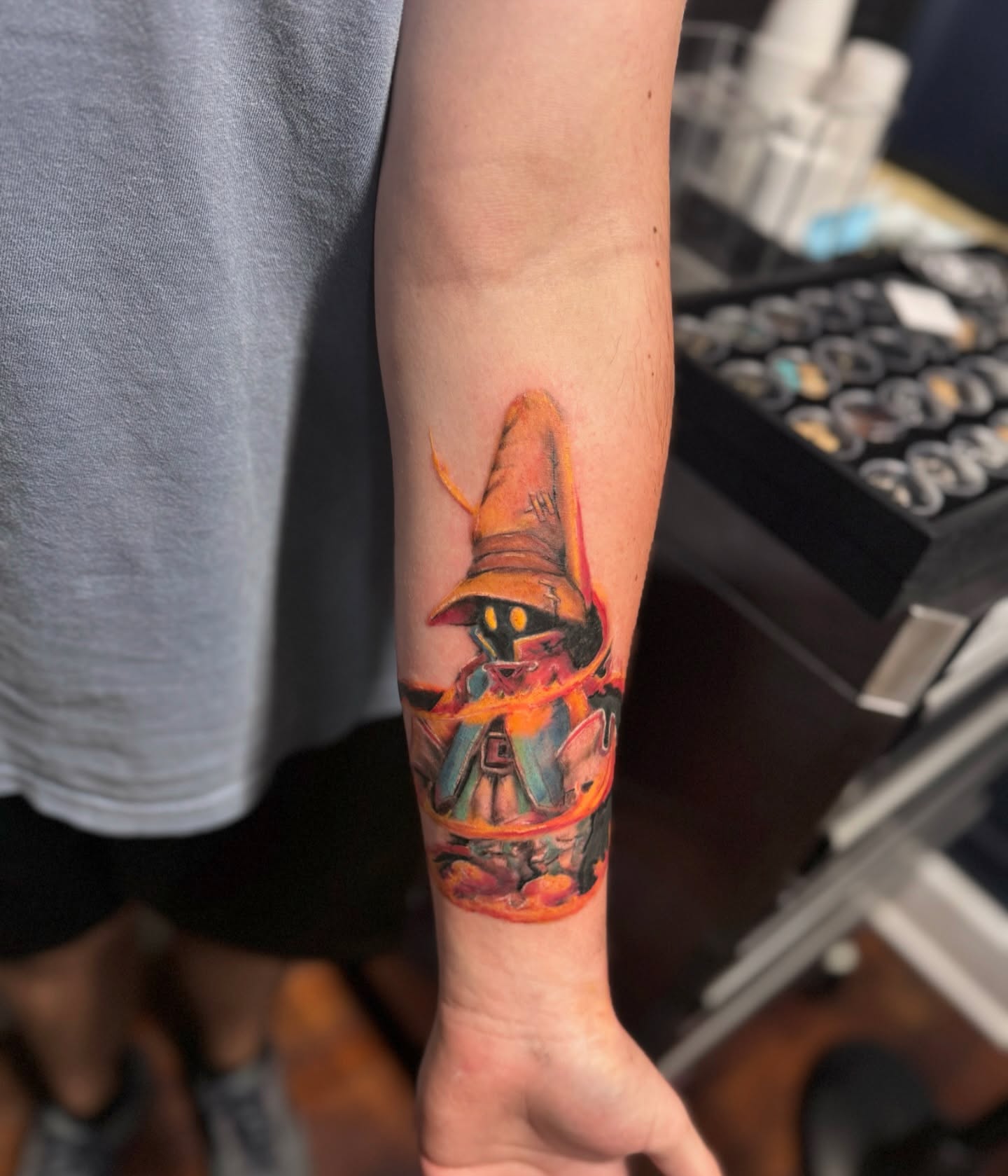 Tattoo by @cody_mooretattoos — watercolor