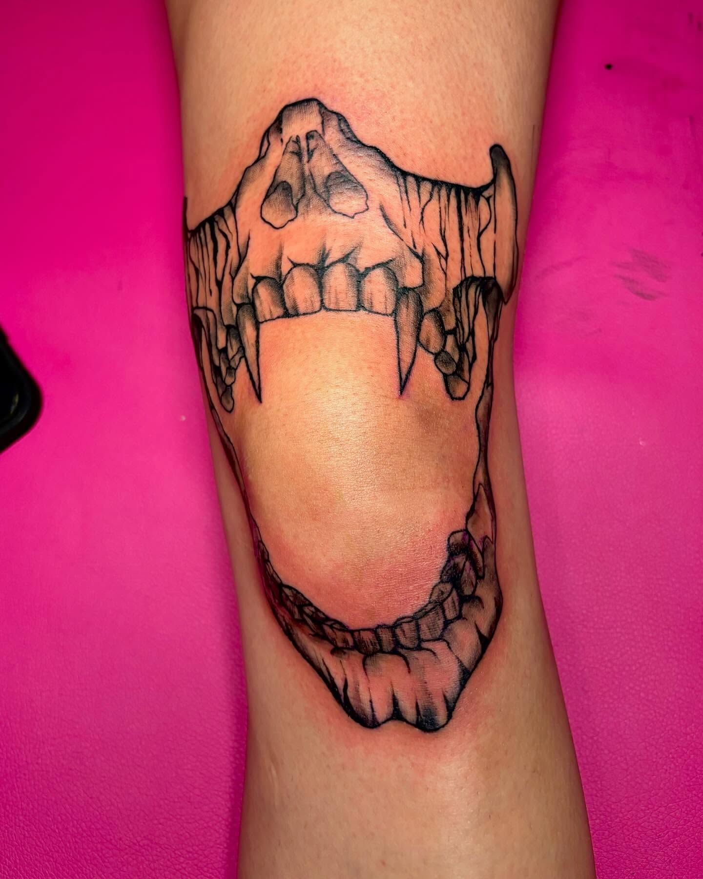 Tattoo by @skullsionink β black_and_grey