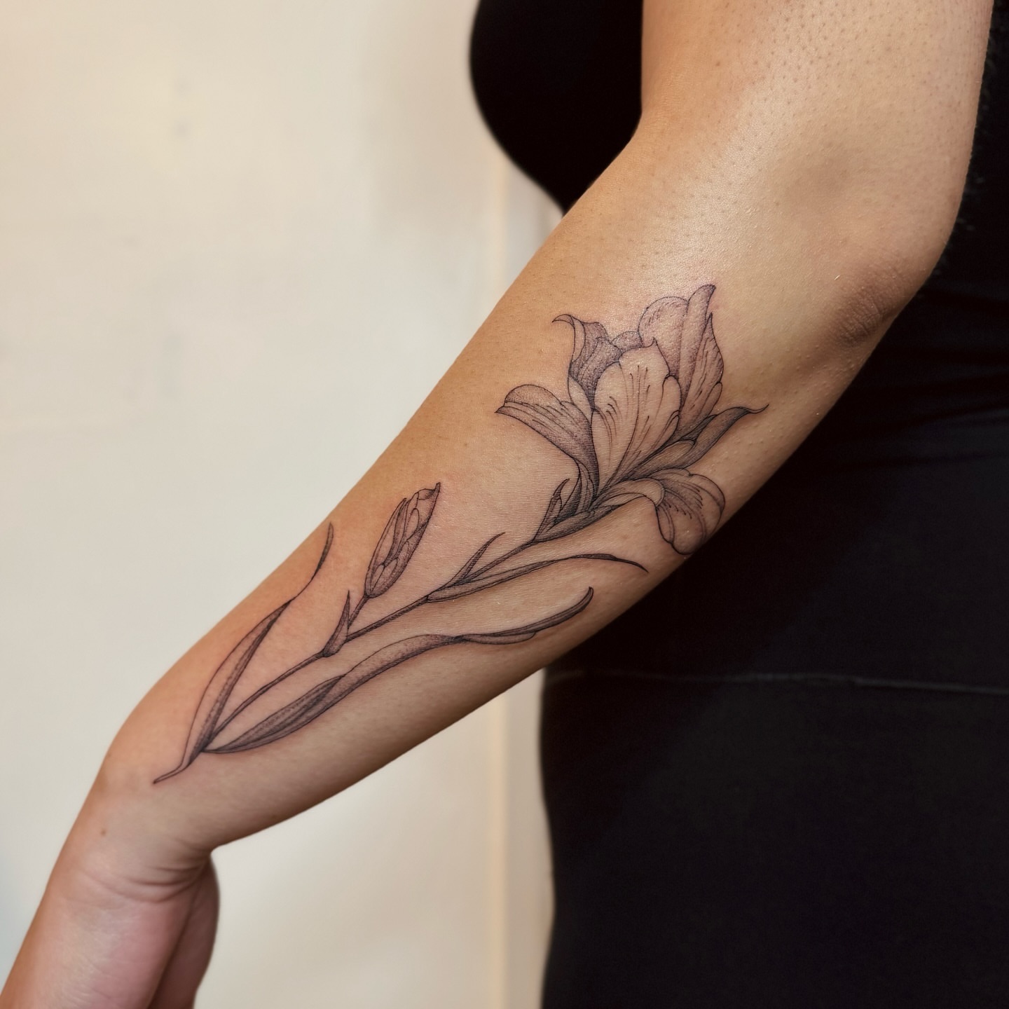 Tattoo by @liannadefleur β black_and_grey